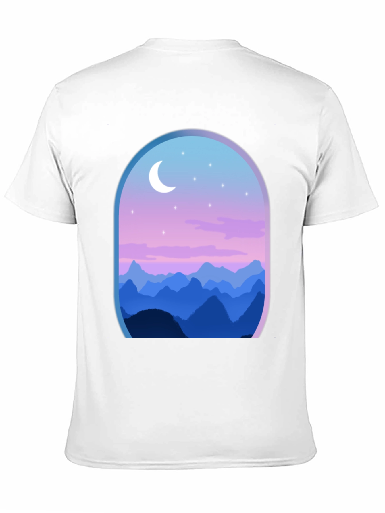 Mountain Nightscape Graphic Tee