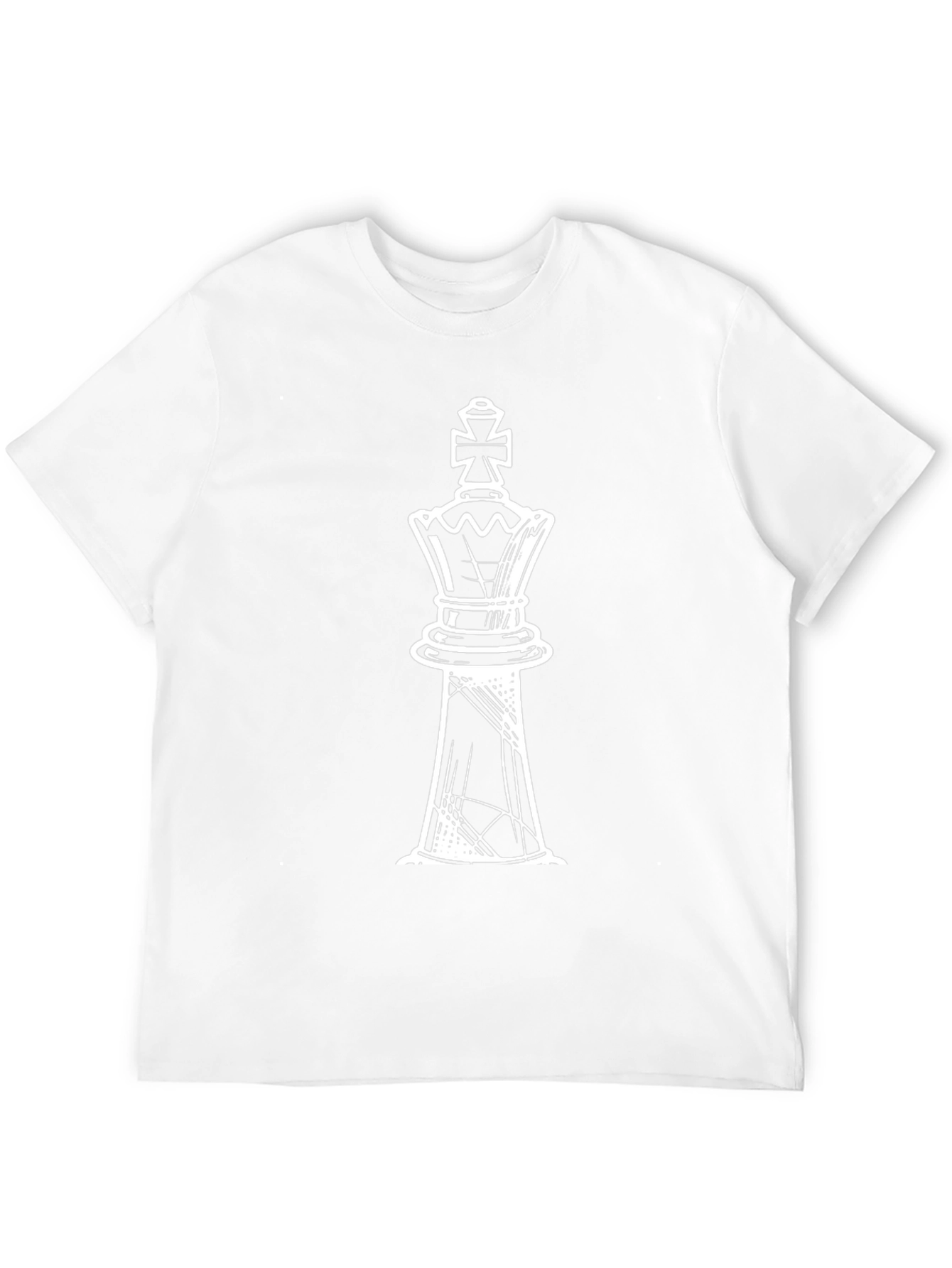 Chess King Graphic Tee - Stylish Strategy Shirt