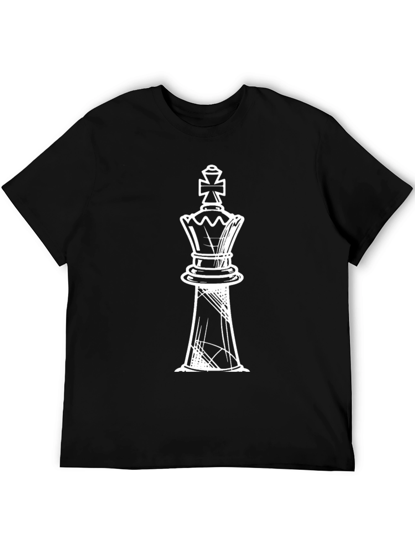Chess King Graphic Tee - Stylish Strategy Shirt