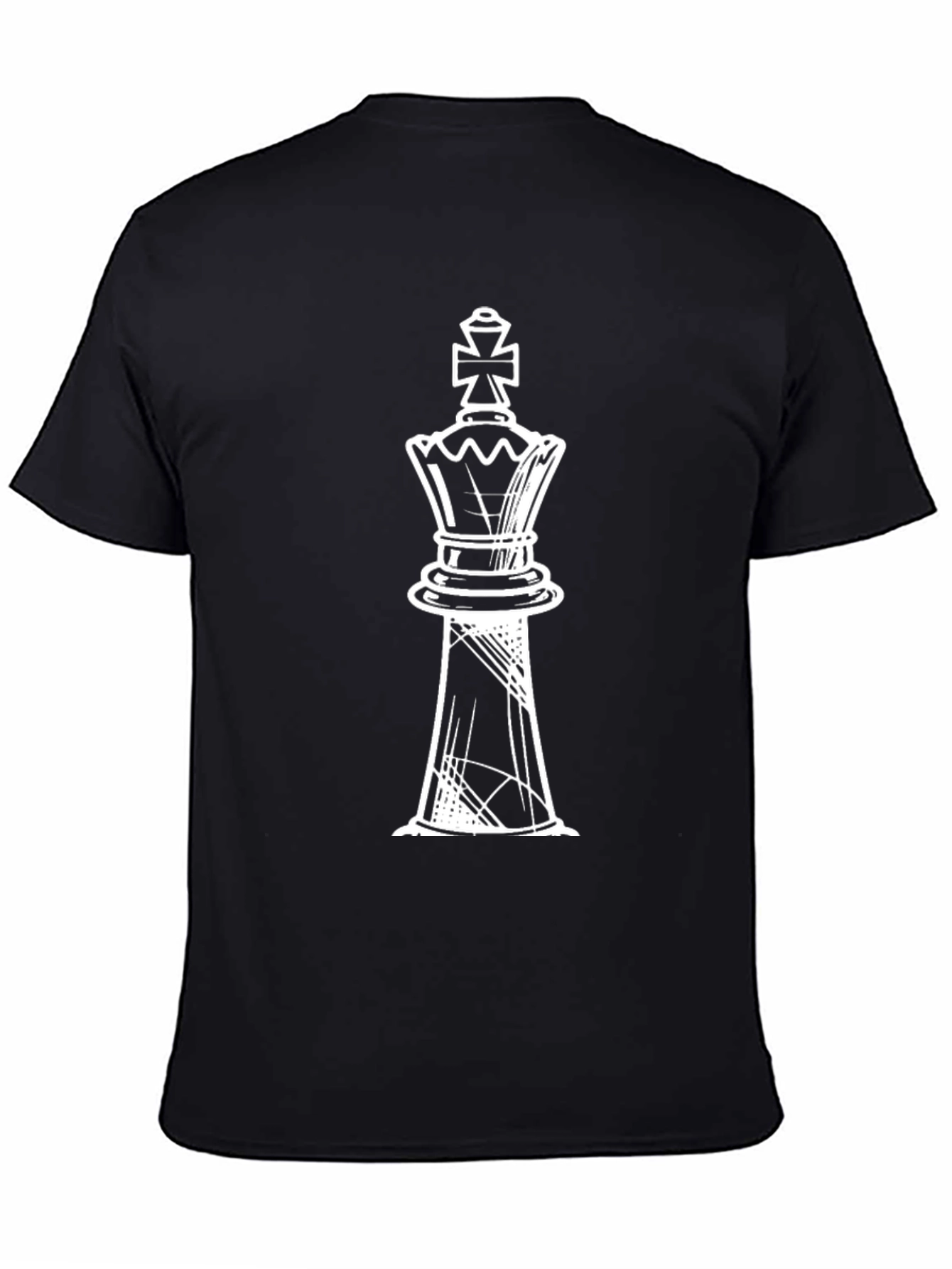 Chess King Graphic Tee - Stylish Strategy Shirt