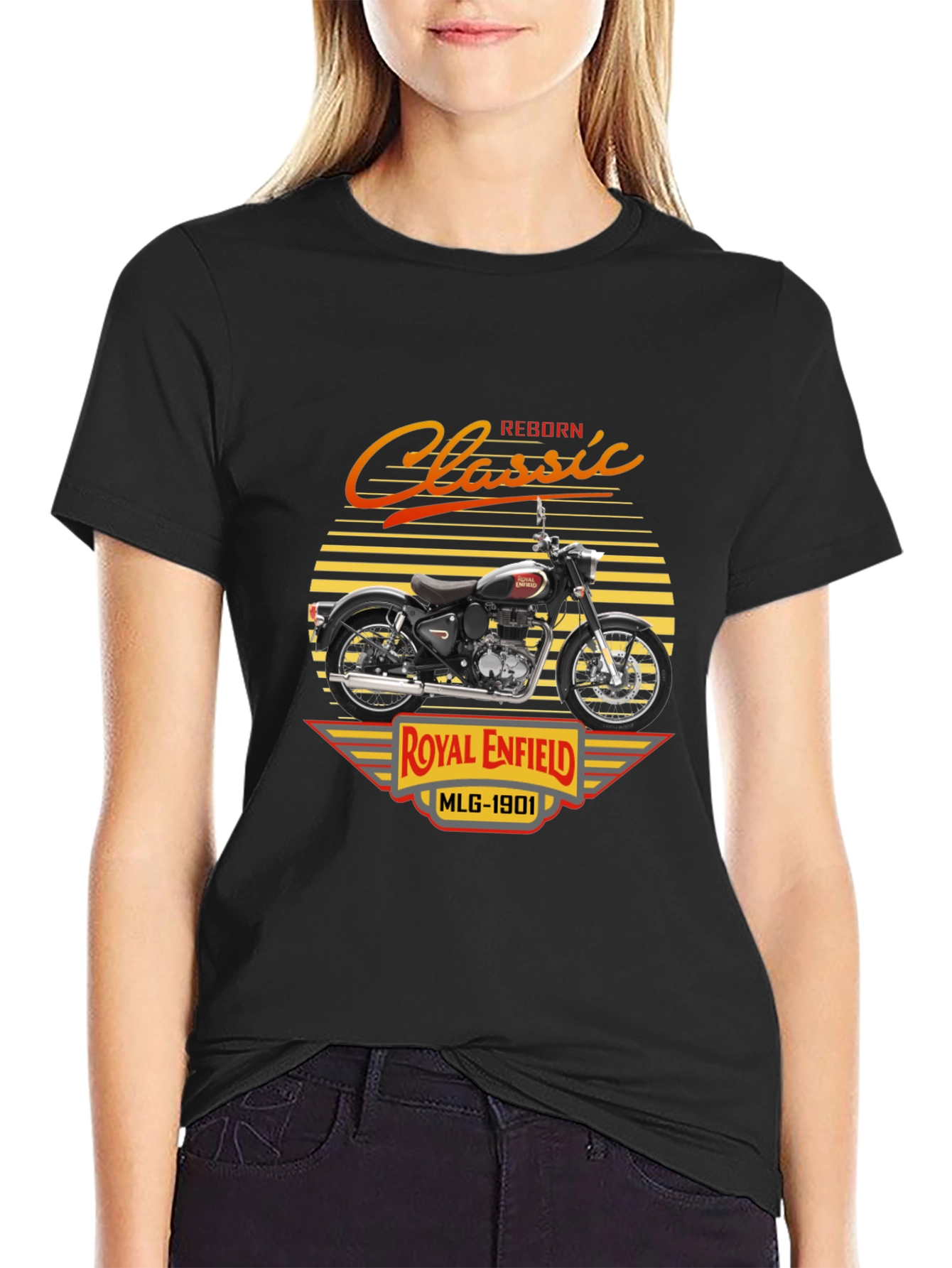 Royal Enfield Classic Reborn Graphic Tee