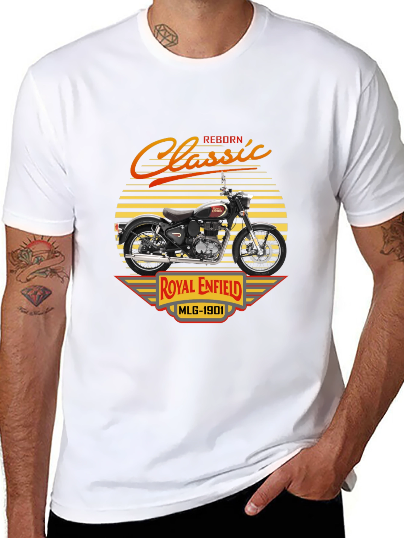 Royal Enfield Classic Reborn Graphic Tee