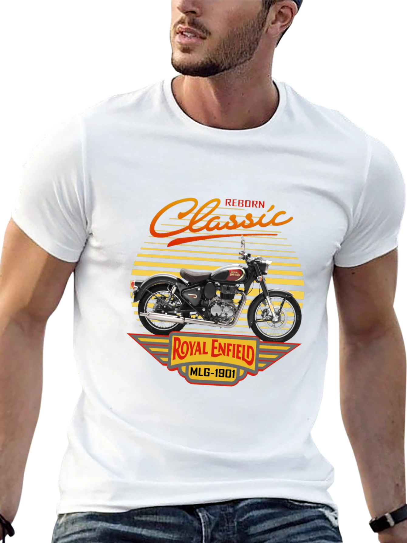 Royal Enfield Classic Reborn Graphic Tee