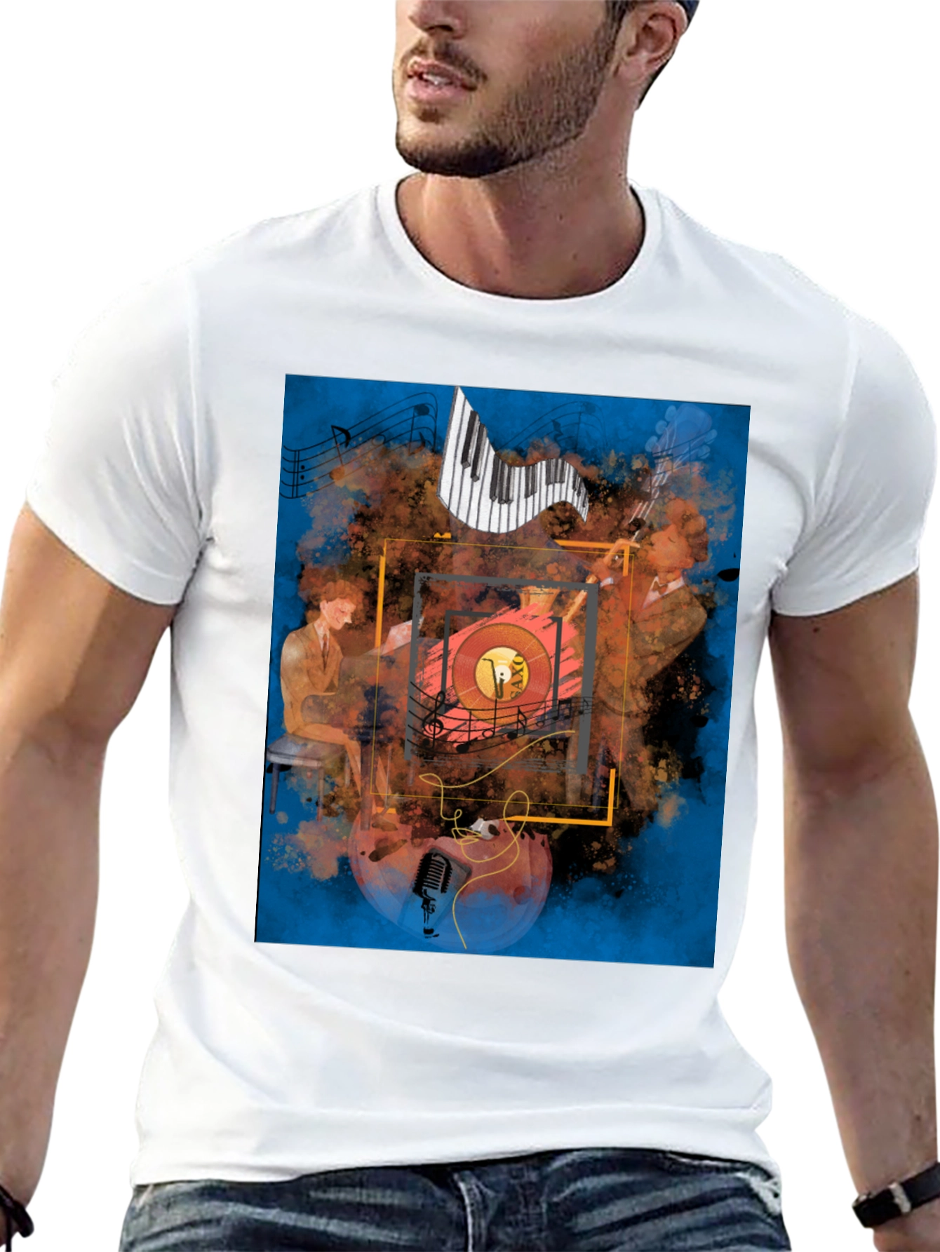 Jazz Music T-Shirt - Unique Design