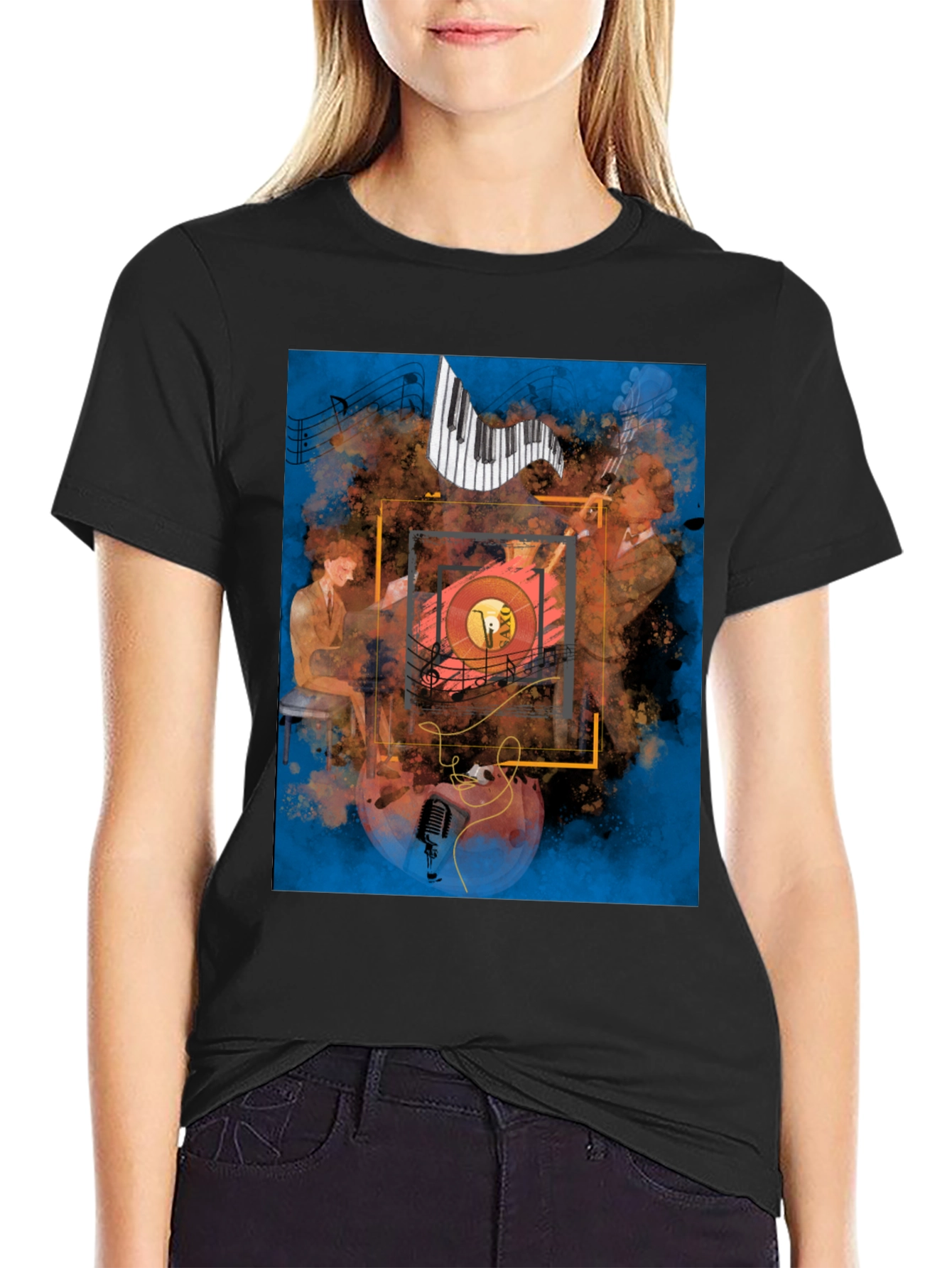 Jazz Music T-Shirt - Unique Design