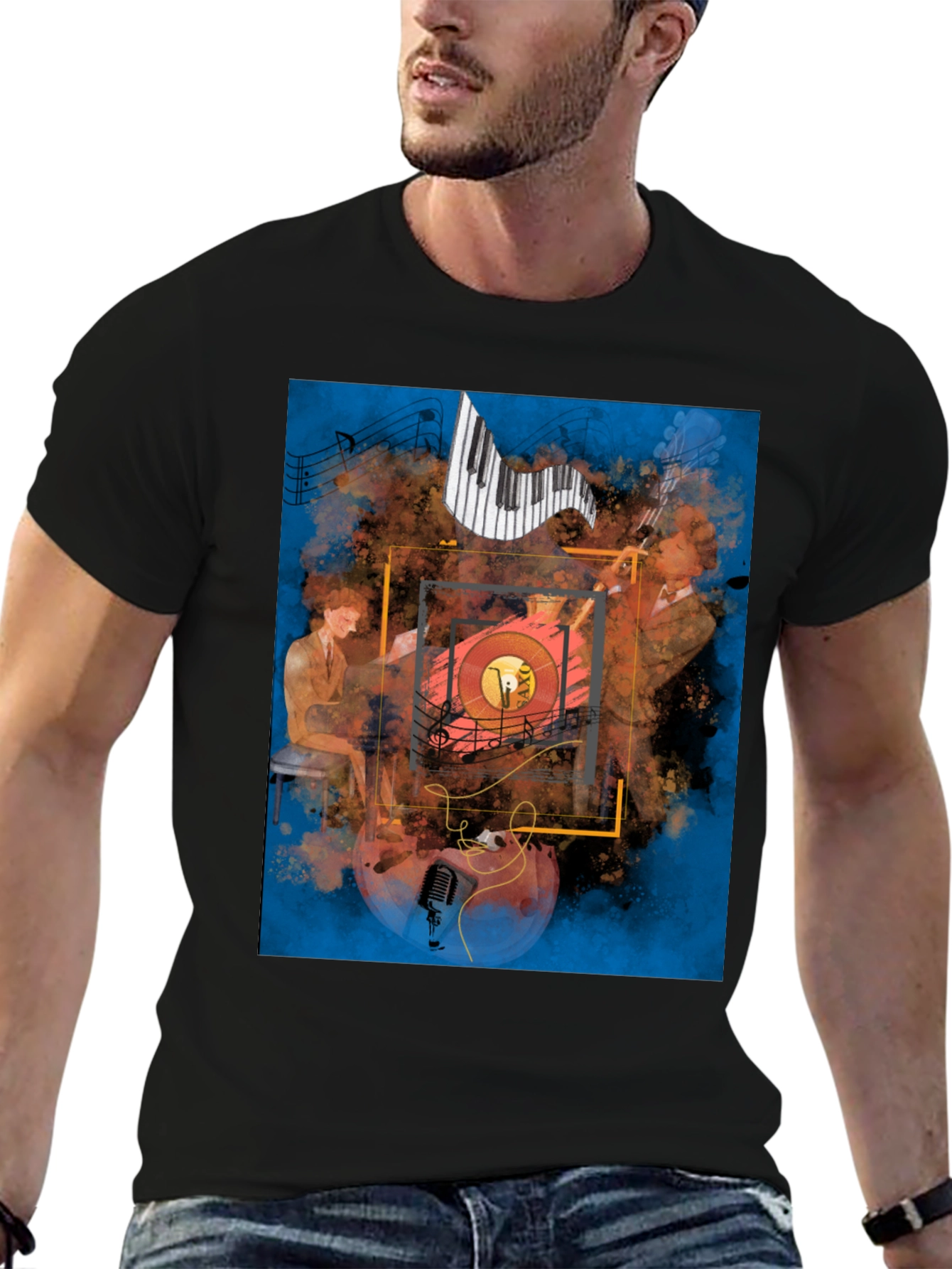 Jazz Music T-Shirt - Unique Design