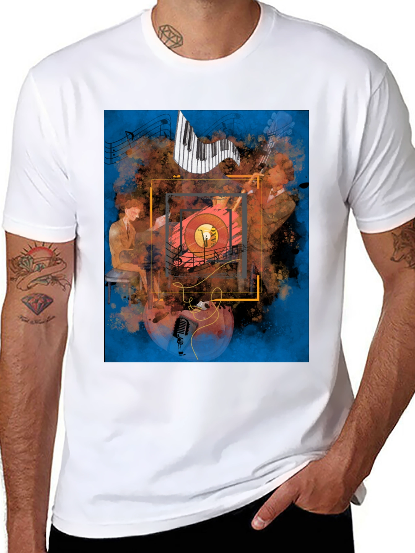 Jazz Music T-Shirt - Unique Design