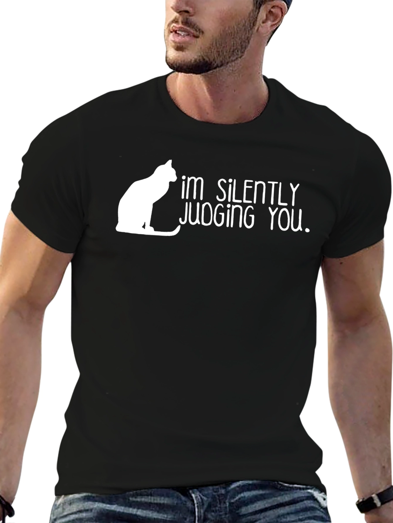 Im Silently Judging You Cat T-Shirt