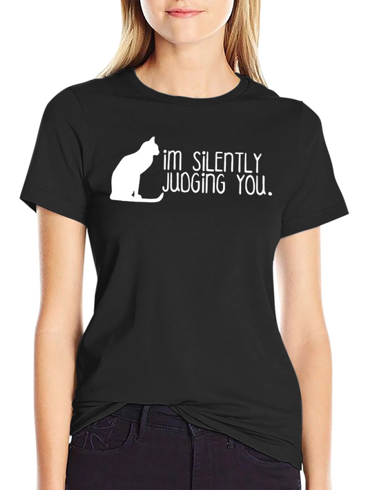 Im Silently Judging You Cat T-Shirt