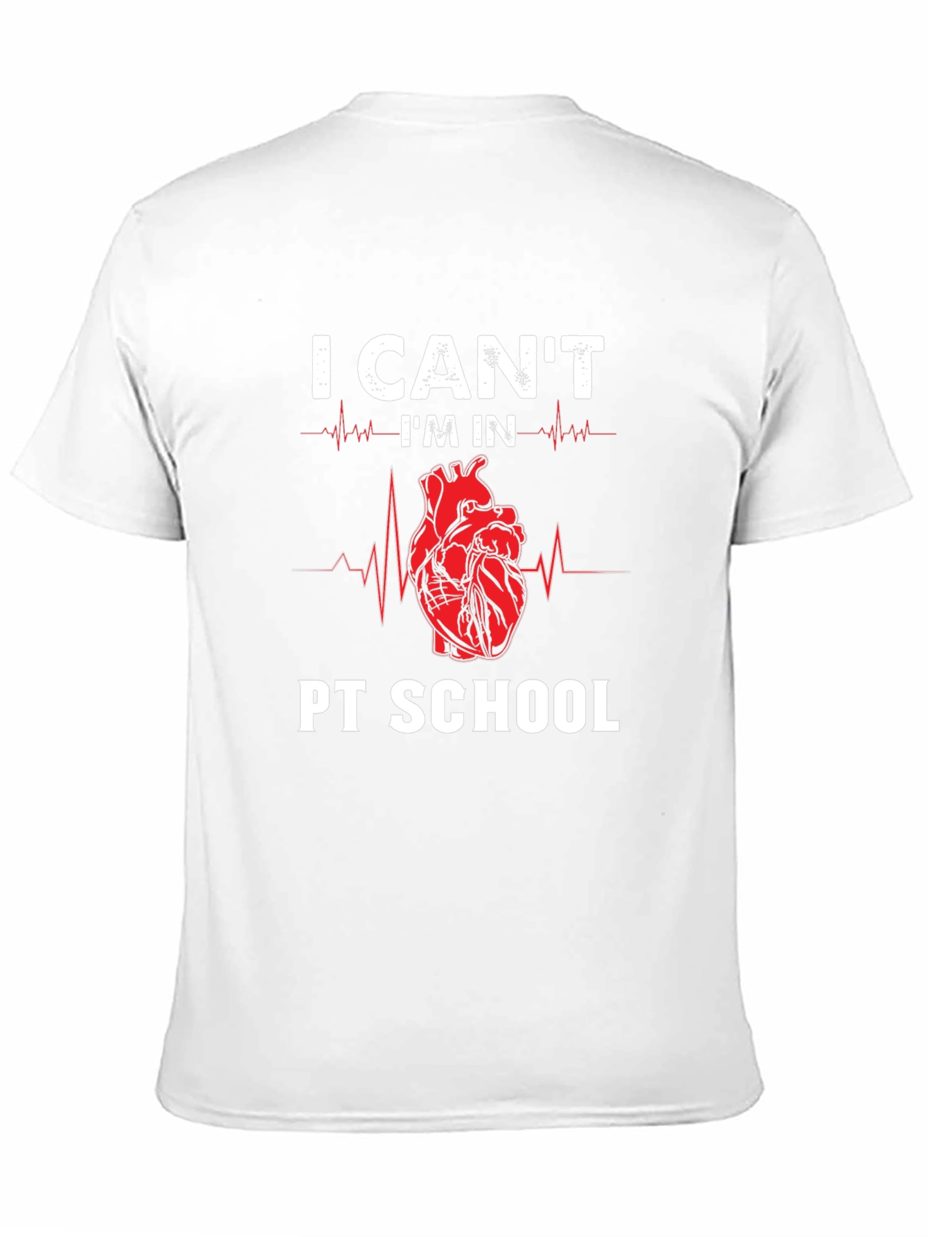 PT School Heartbeat T-Shirt - Physical Therapy Student Tee