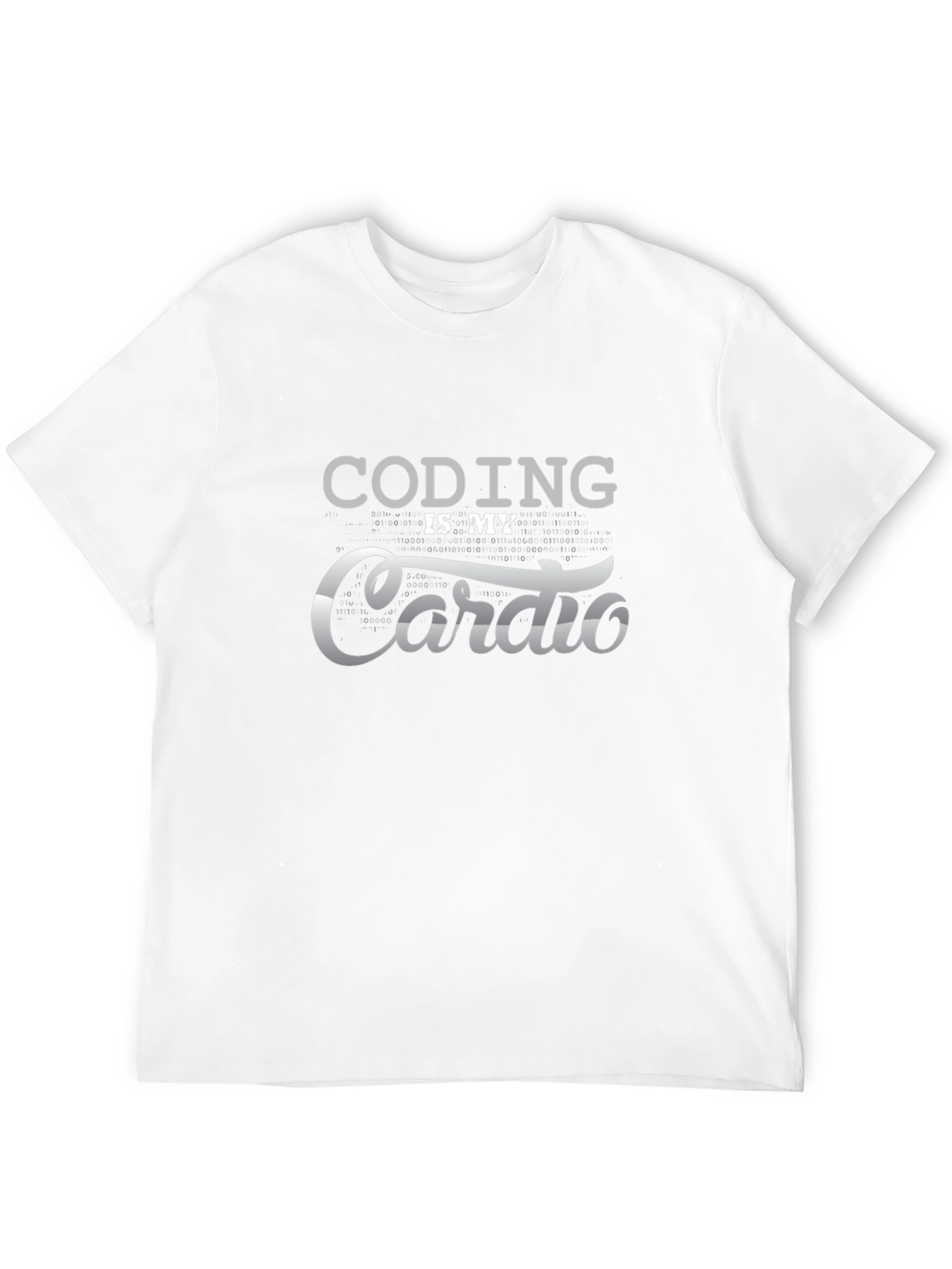 Coding is My Cardio Black T-Shirt