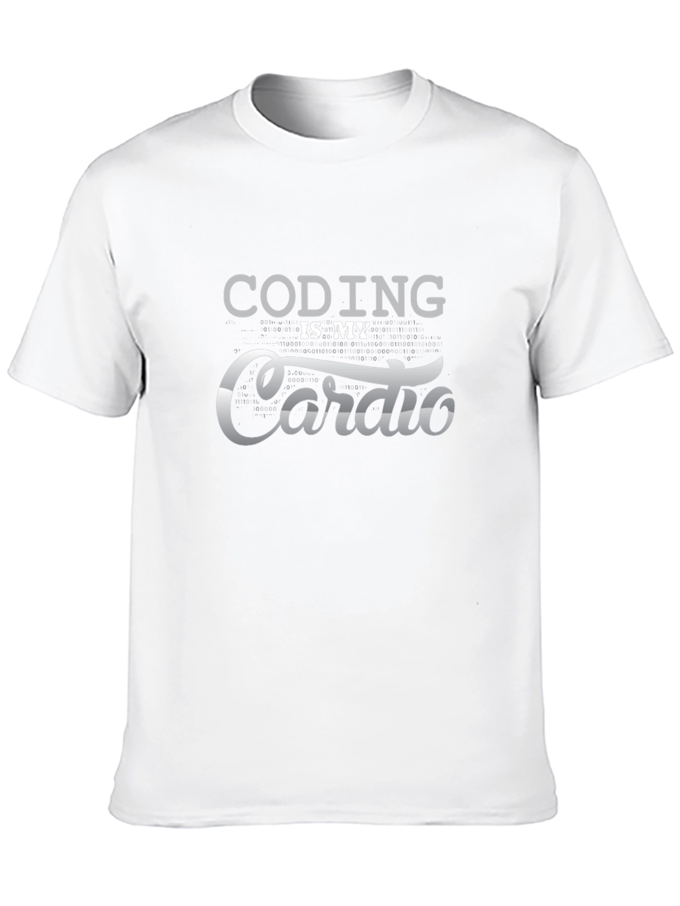 Coding is My Cardio Black T-Shirt