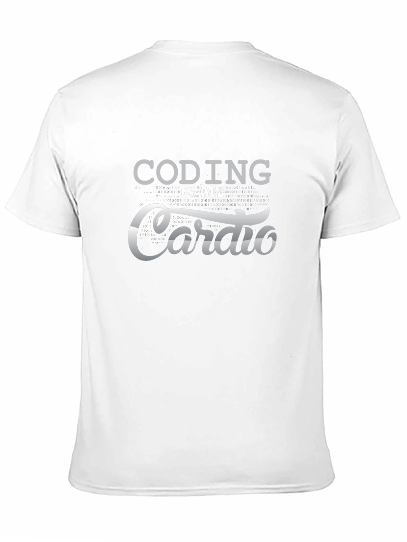 Coding is My Cardio Black T-Shirt