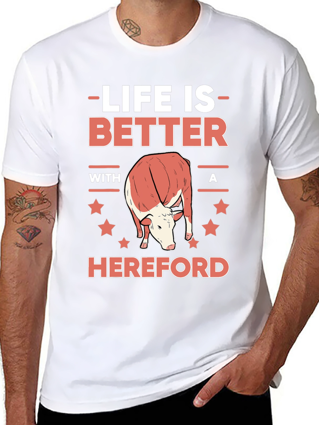 Life is Better with a Hereford T-Shirt