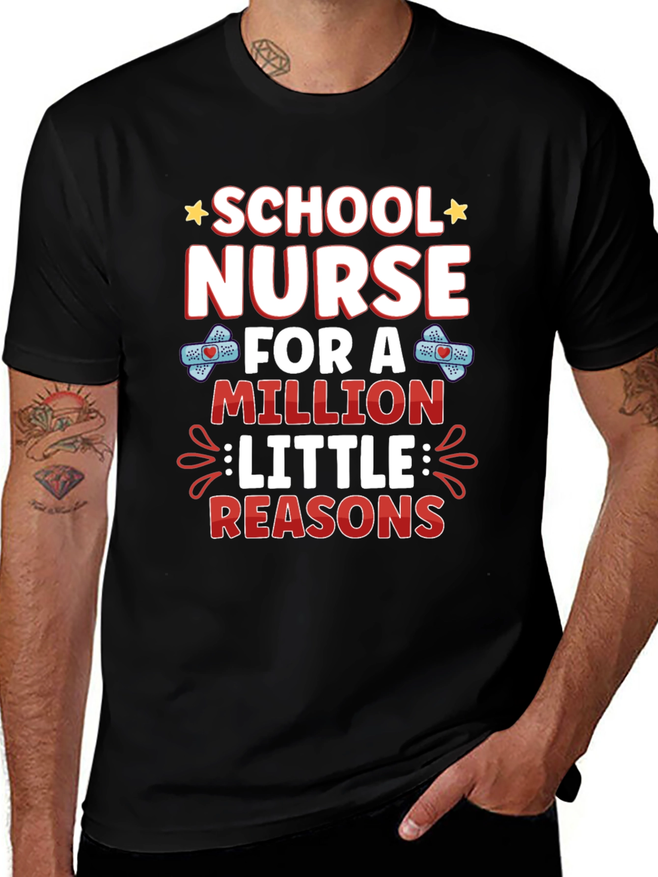 School Nurse Graphic Tee