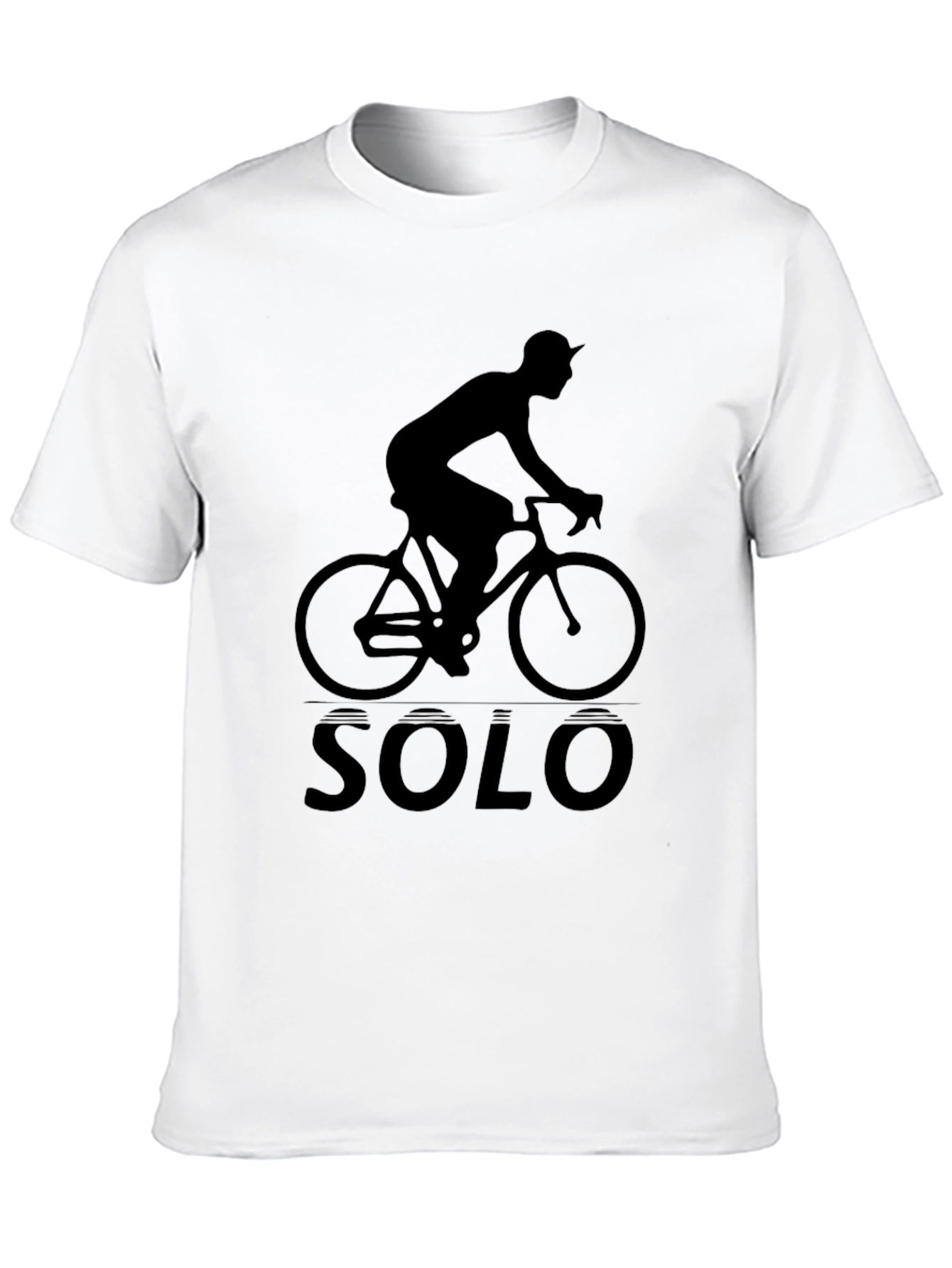 Solo Cyclist Graphic T-Shirt - Black