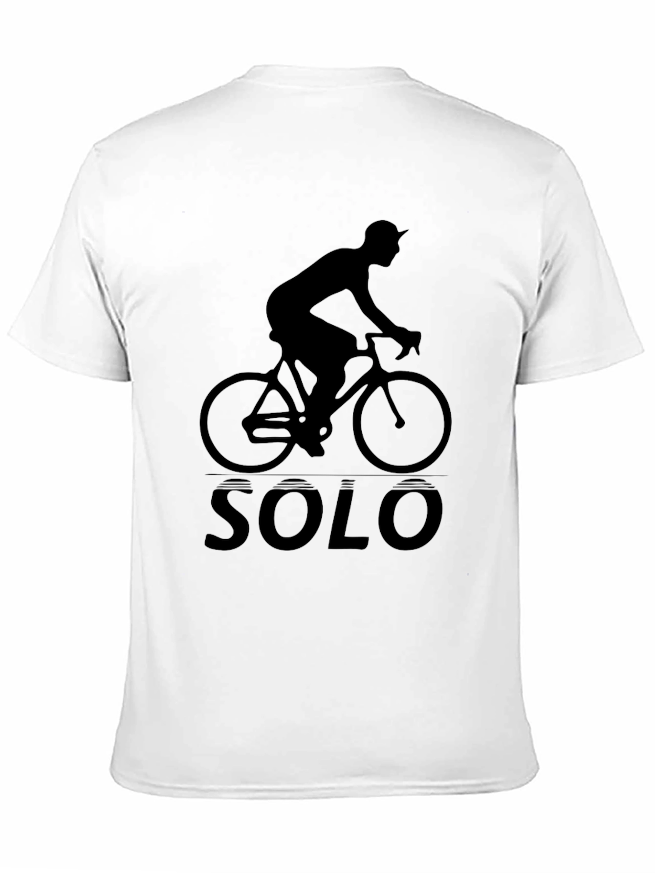 Solo Cyclist Graphic T-Shirt - Black