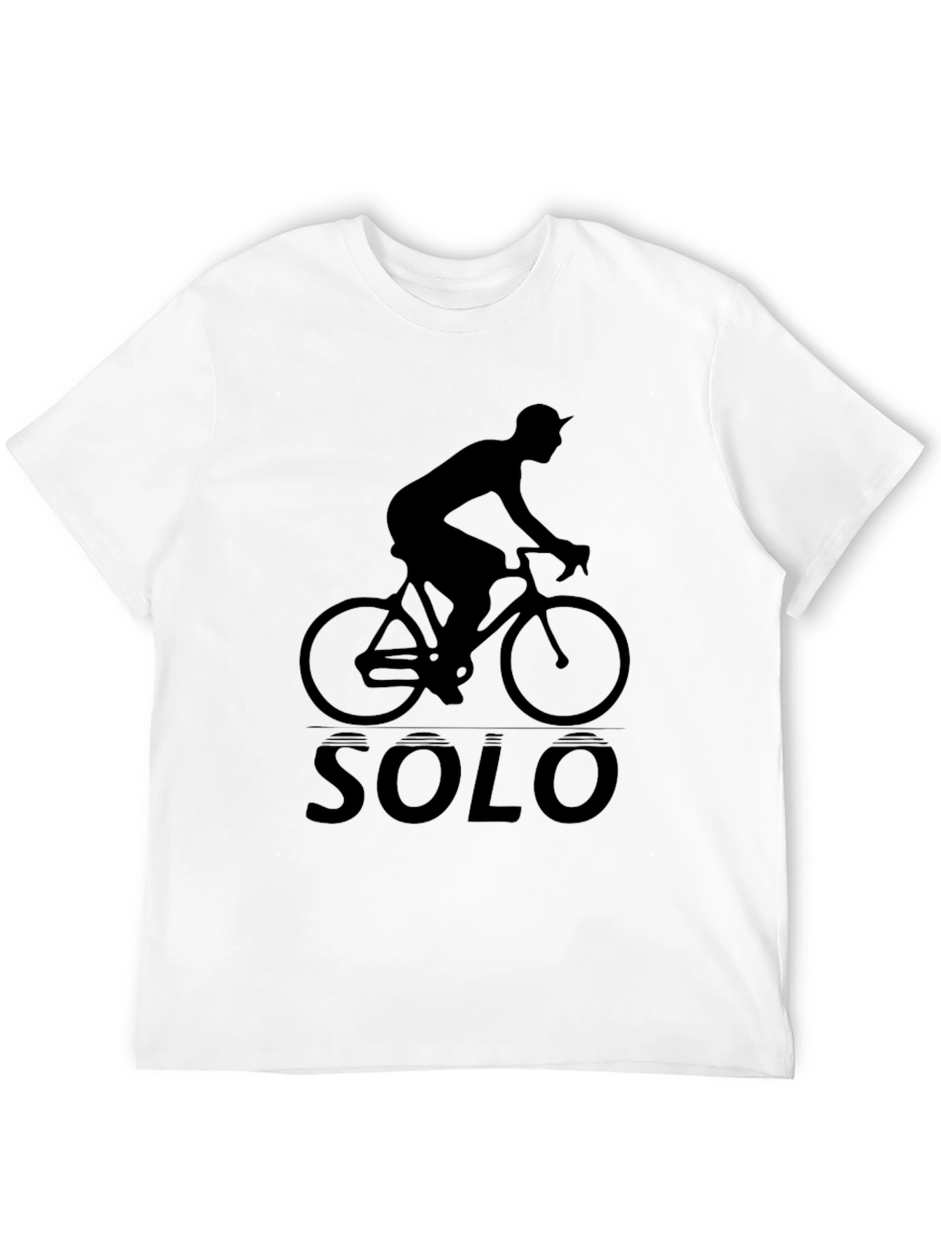 Solo Cyclist Graphic T-Shirt - Black