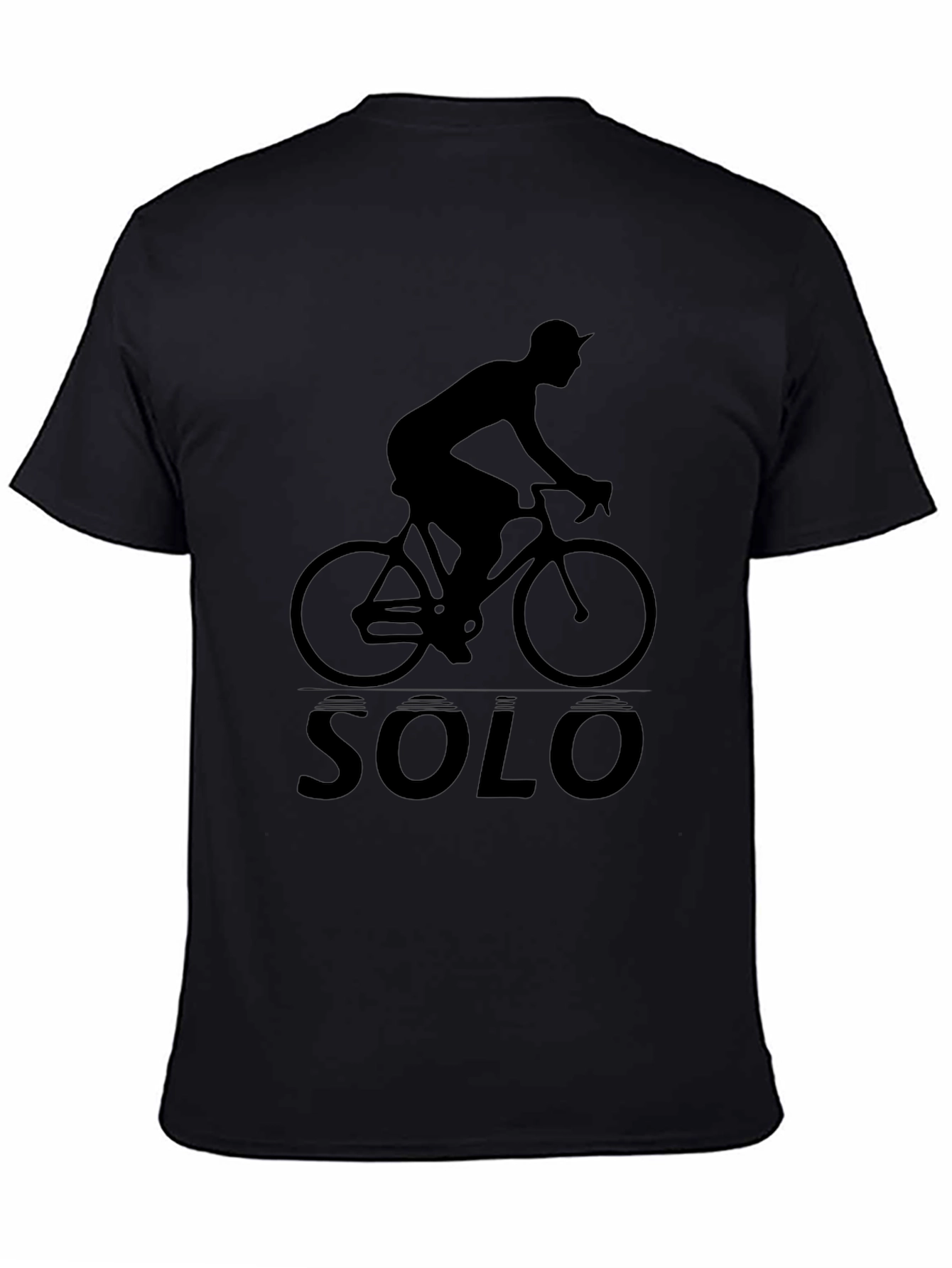 Solo Cyclist Graphic T-Shirt - Black