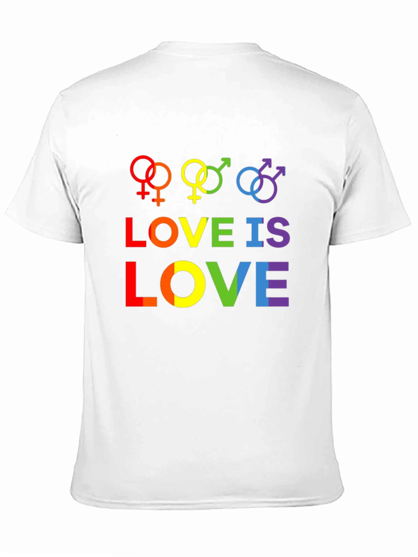 Love is Love Rainbow Graphic Tee - Pride Shirt