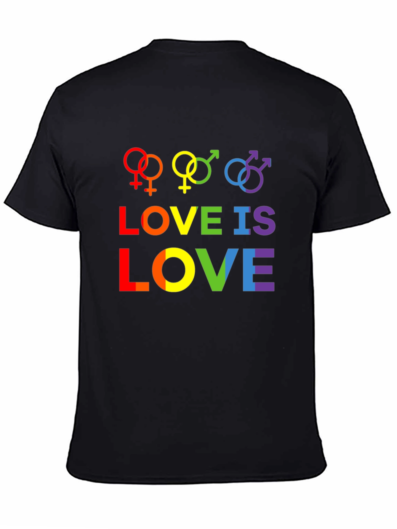 Love is Love Rainbow Graphic Tee - Pride Shirt