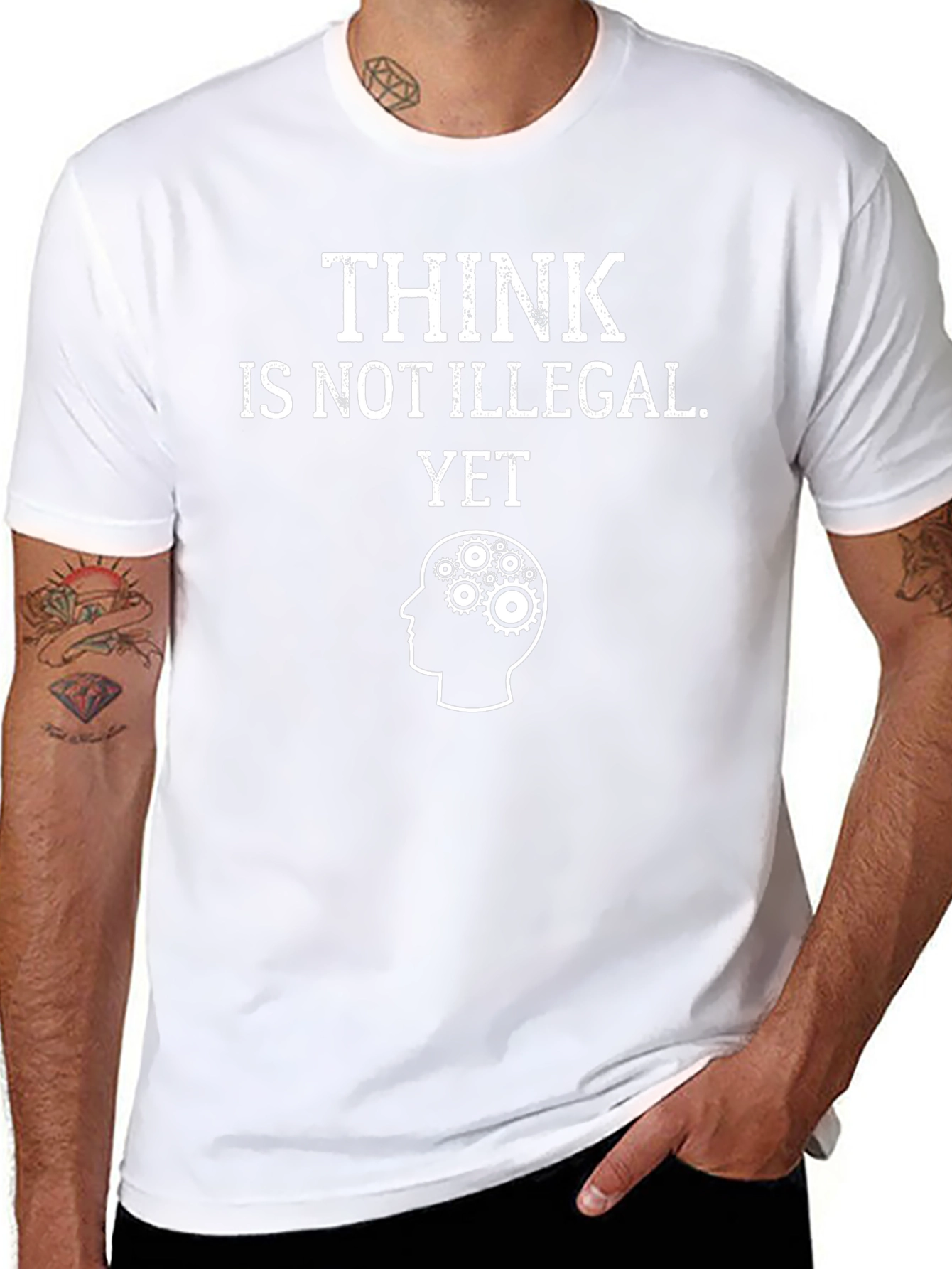Think Is Not Illegal Yet - Graphic T-Shirt
