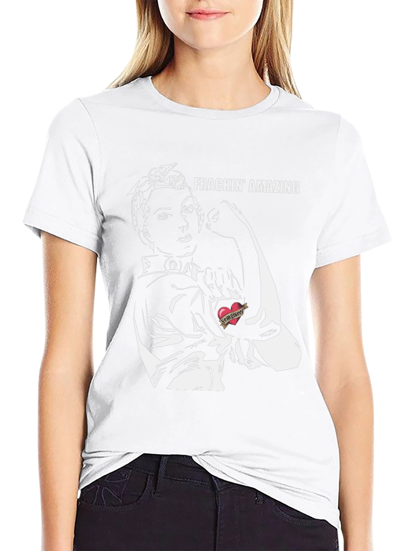 Frackin Amazing Rosie the Riveter T-Shirt