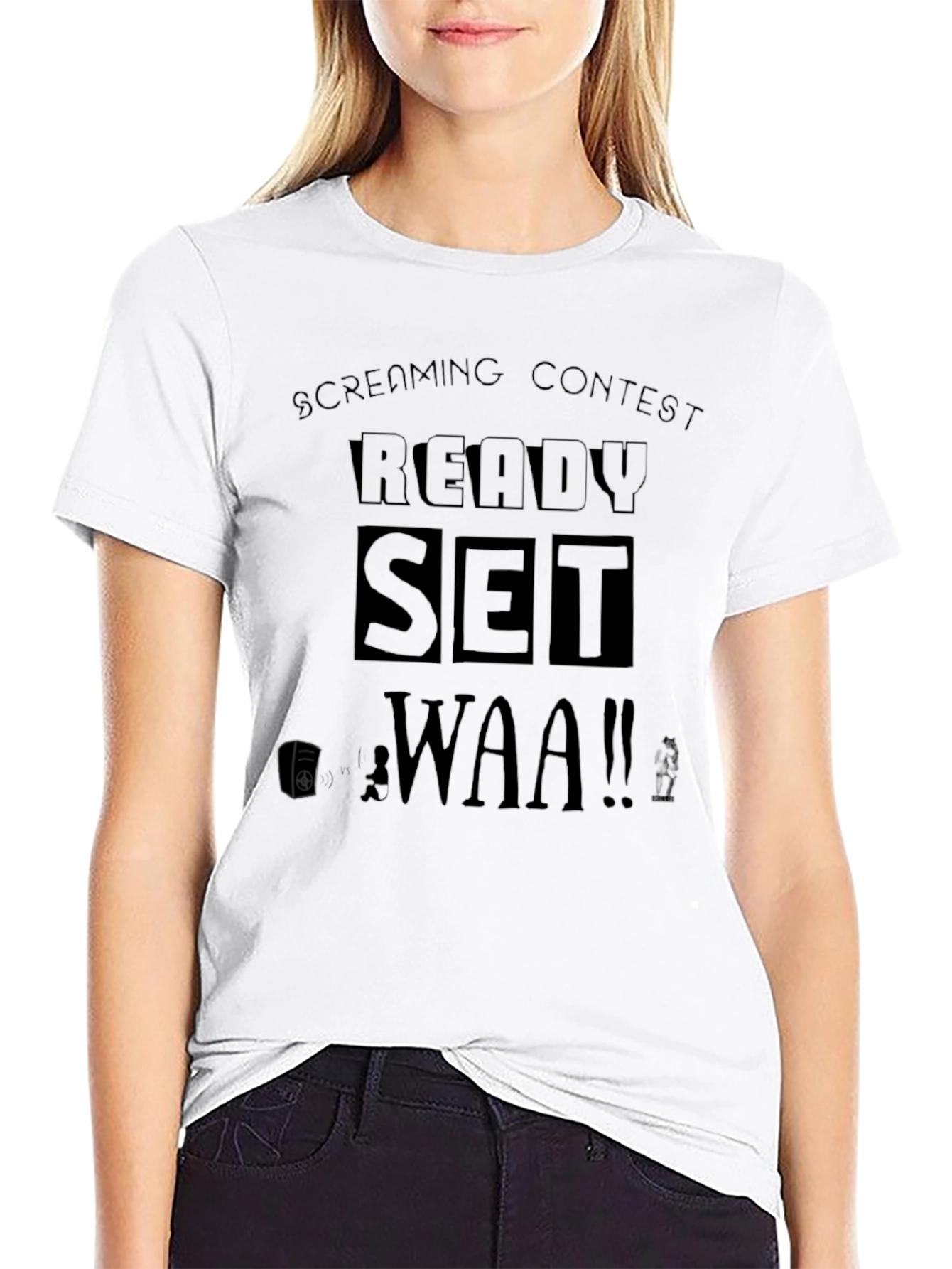 Screaming Contest T-Shirt - Ready Set WAA!