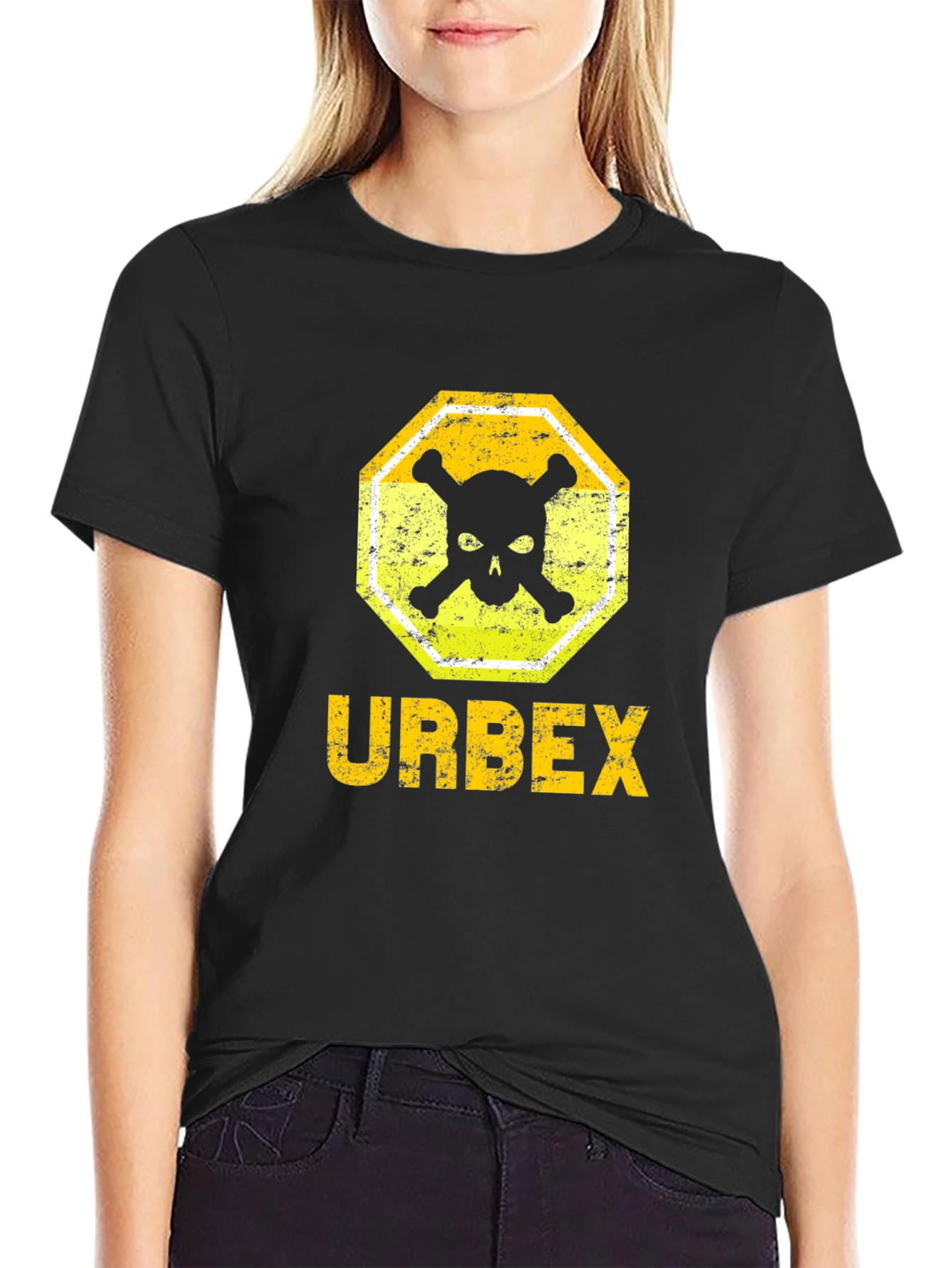 Urbex Skull and Crossbones Graphic T-Shirt