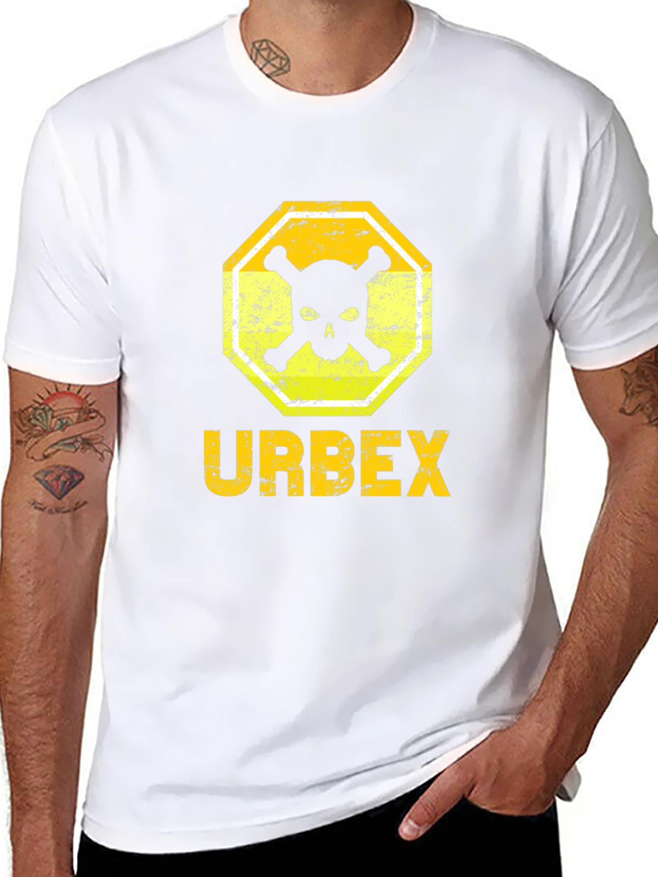 Urbex Skull and Crossbones Graphic T-Shirt