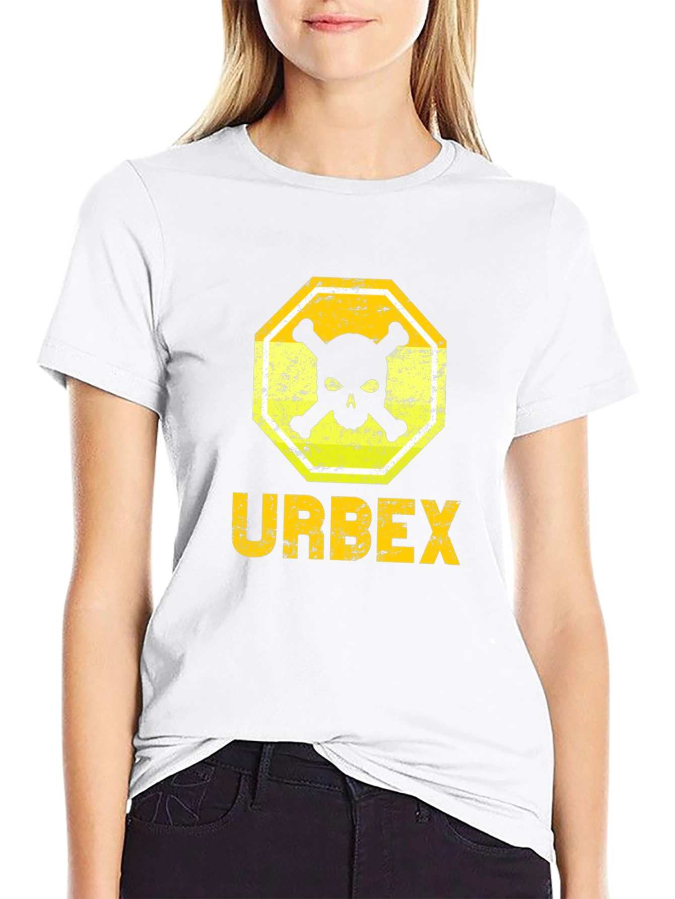 Urbex Skull and Crossbones Graphic T-Shirt