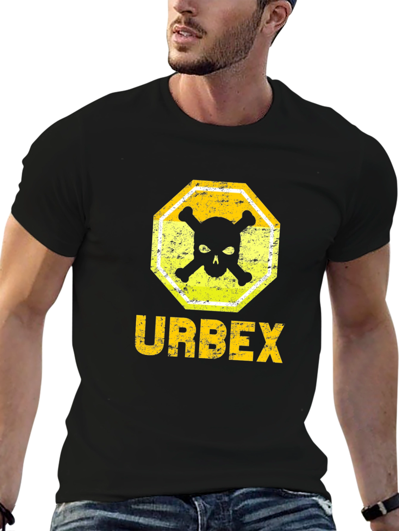 Urbex Skull and Crossbones Graphic T-Shirt