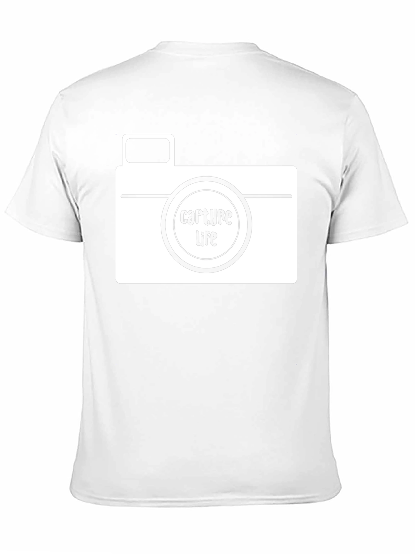 Capture Life Camera Graphic Tee - Black