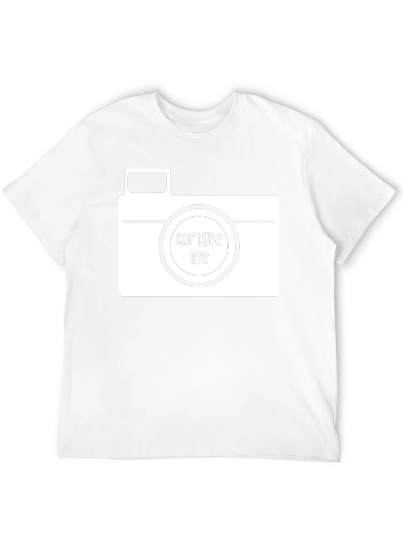 Capture Life Camera Graphic Tee - Black