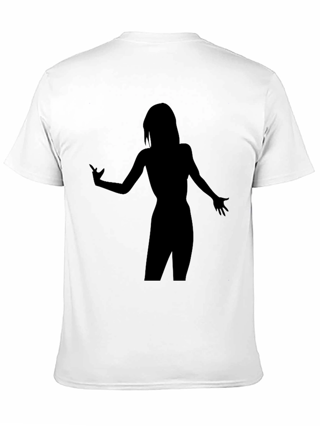 Silhouette Graphic T-Shirt - Stylish Black Tee