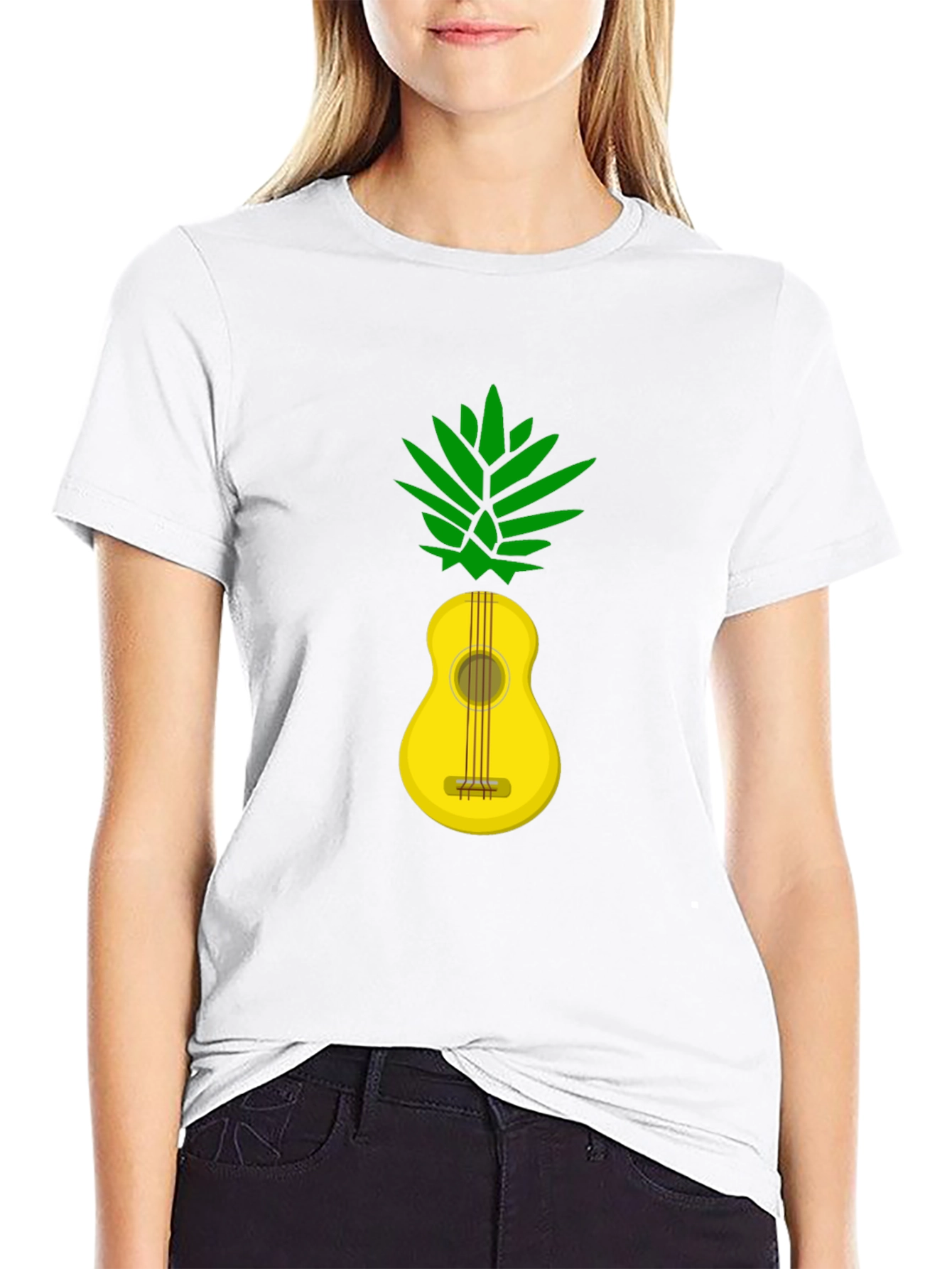 Pineapple Guitar Graphic Tee