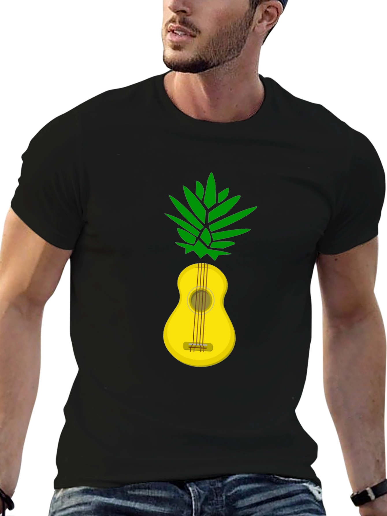 Pineapple Guitar Graphic Tee