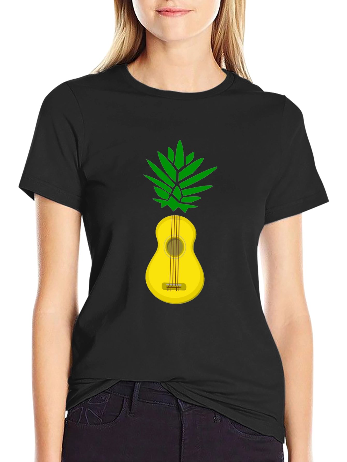 Pineapple Guitar Graphic Tee