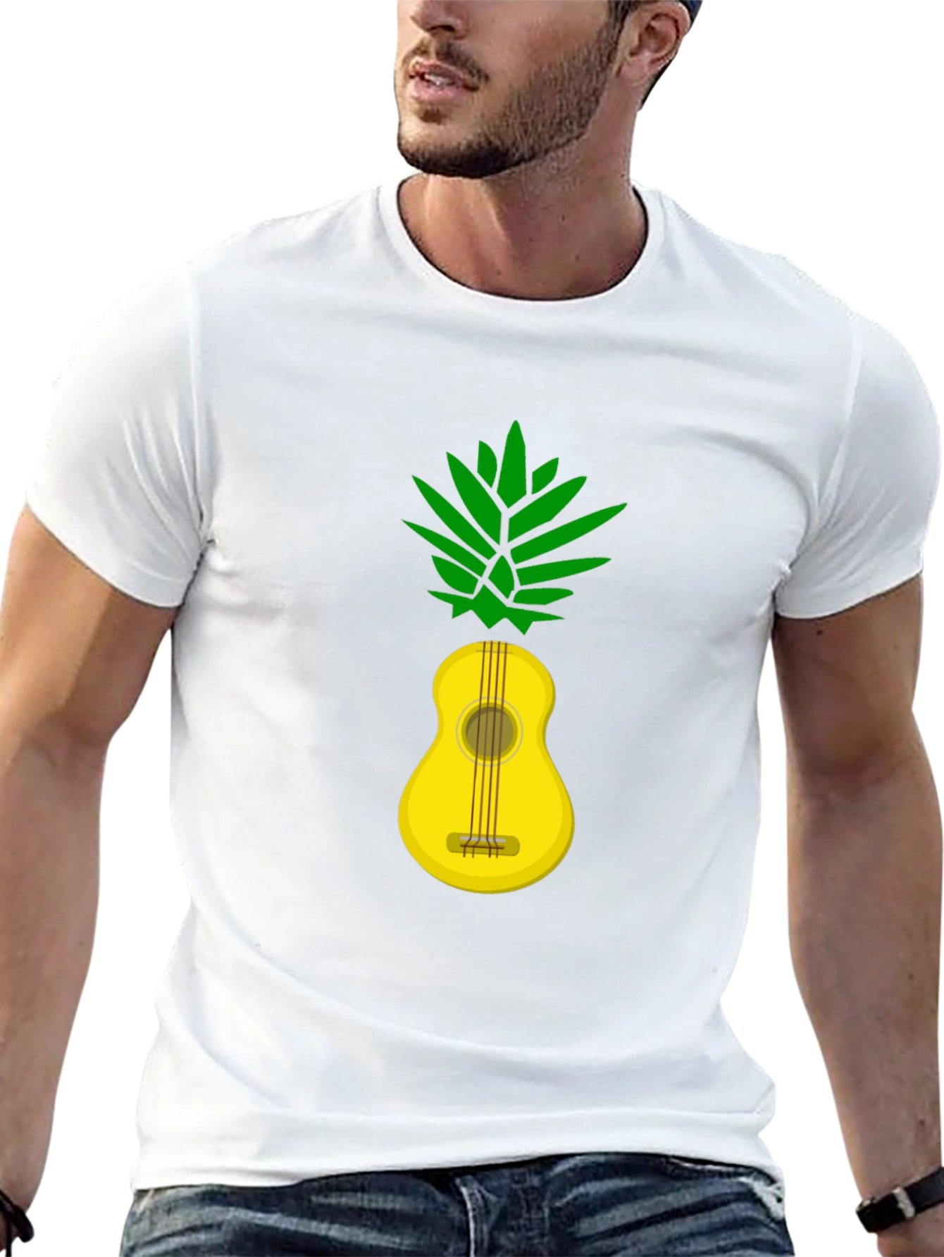 Pineapple Guitar Graphic Tee