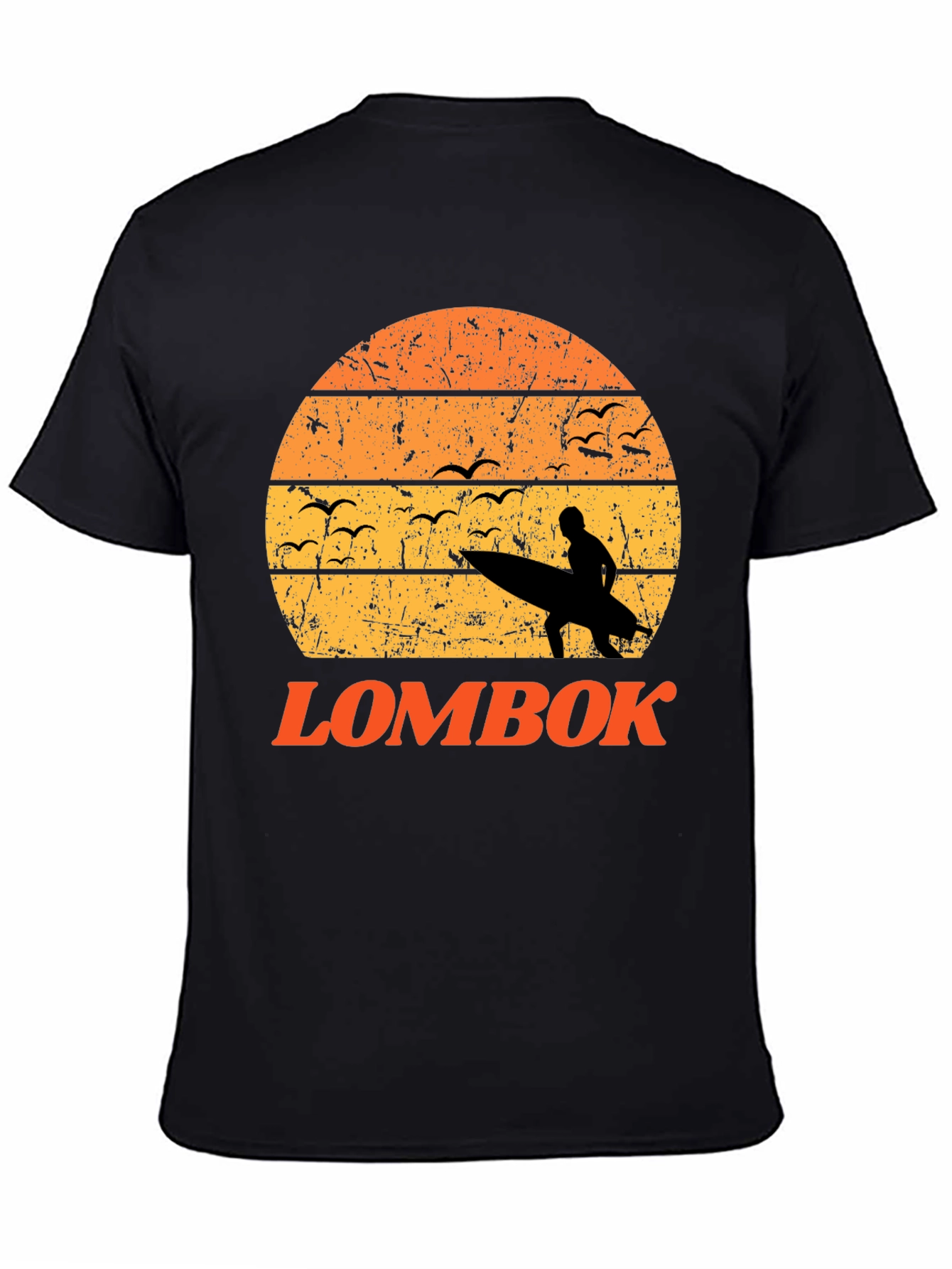 Lombok Sunset T-Shirt Surfer Graphic Tee