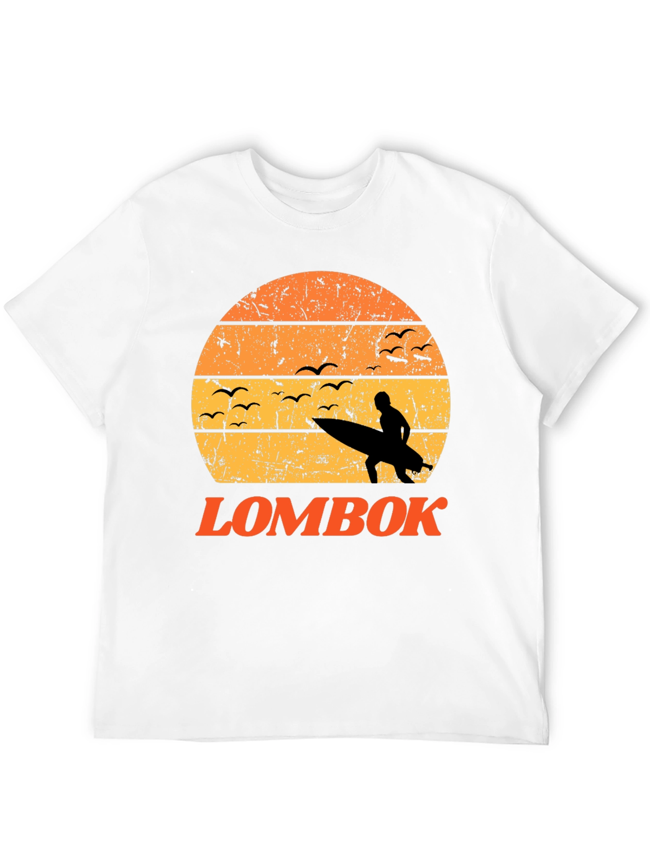 Lombok Sunset T-Shirt Surfer Graphic Tee