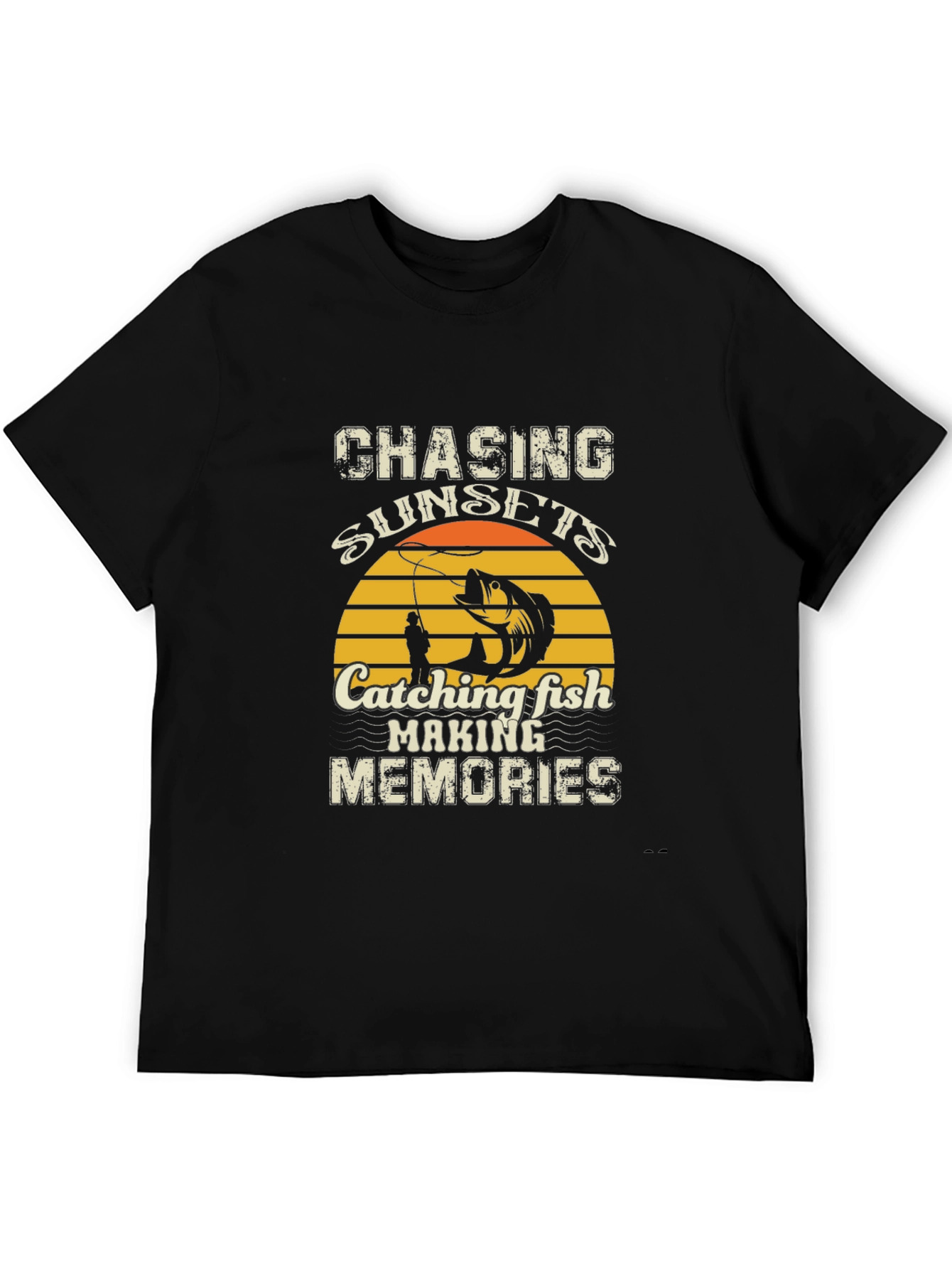 Chasing Sunsets Fishing T-Shirt