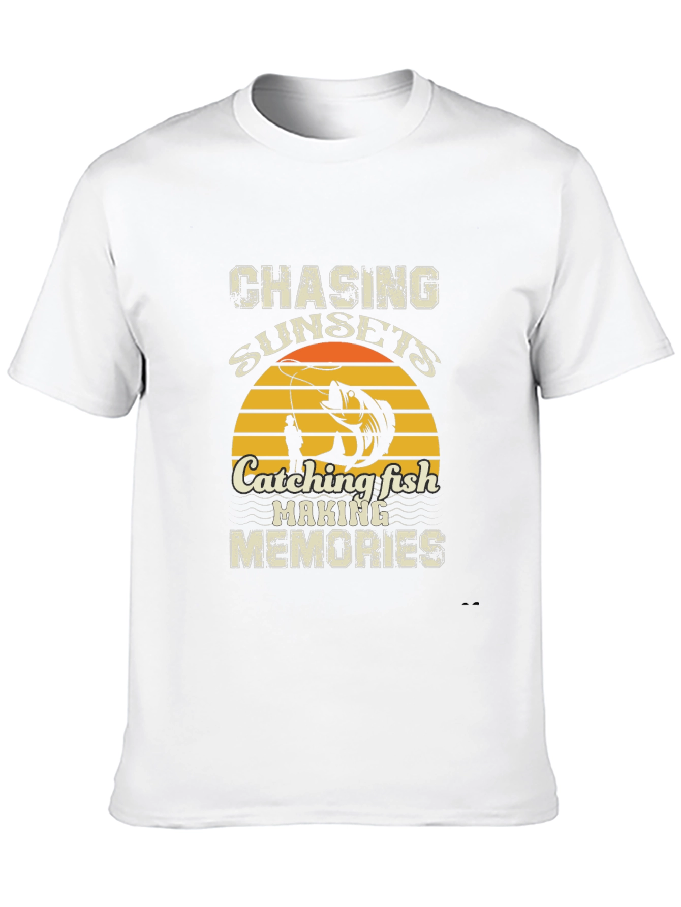 Chasing Sunsets Fishing T-Shirt