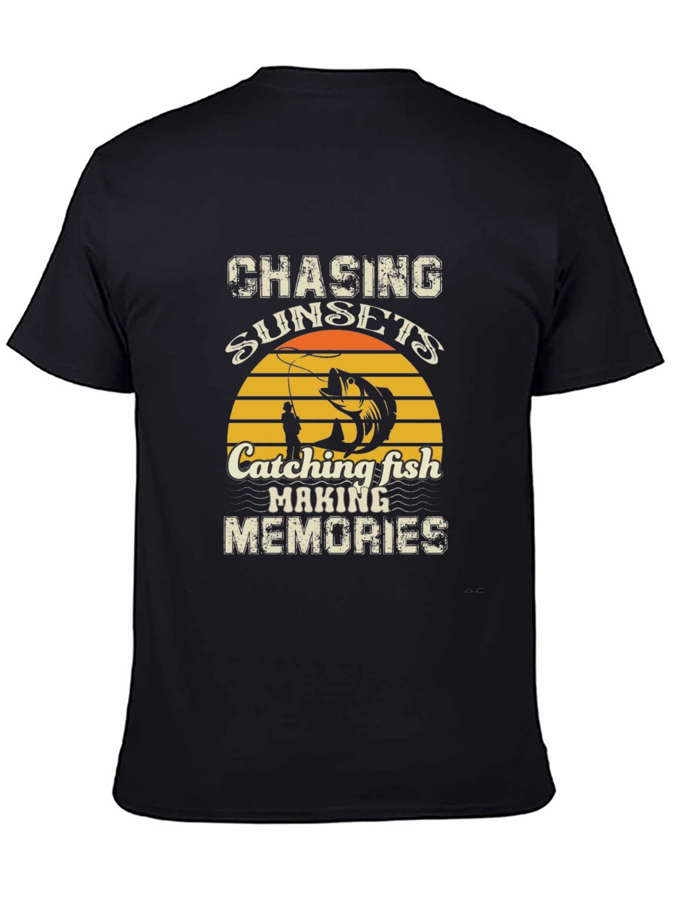 Chasing Sunsets Fishing T-Shirt