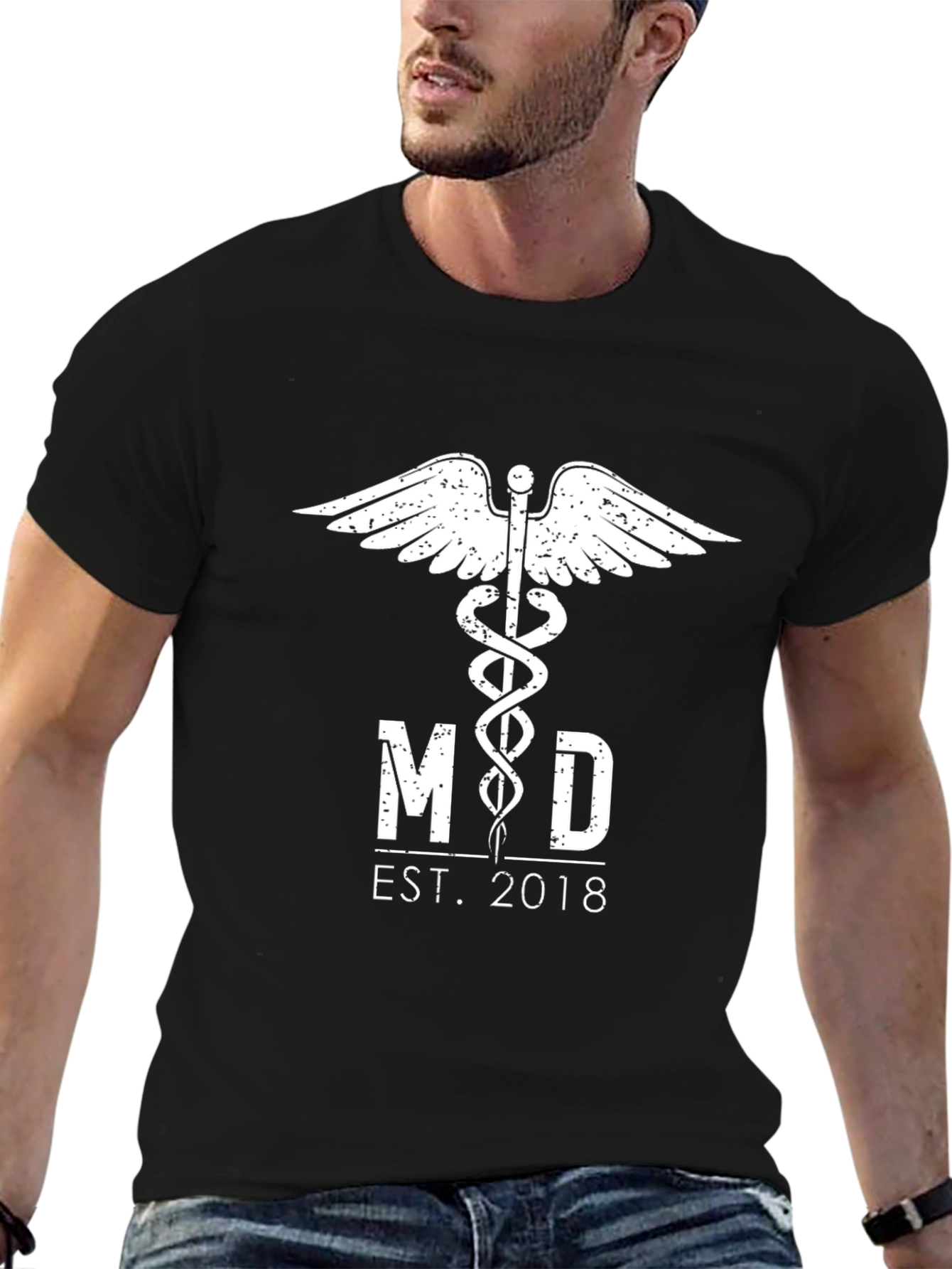 MD Est. 2018 T-Shirt - Medical Doctor Apparel