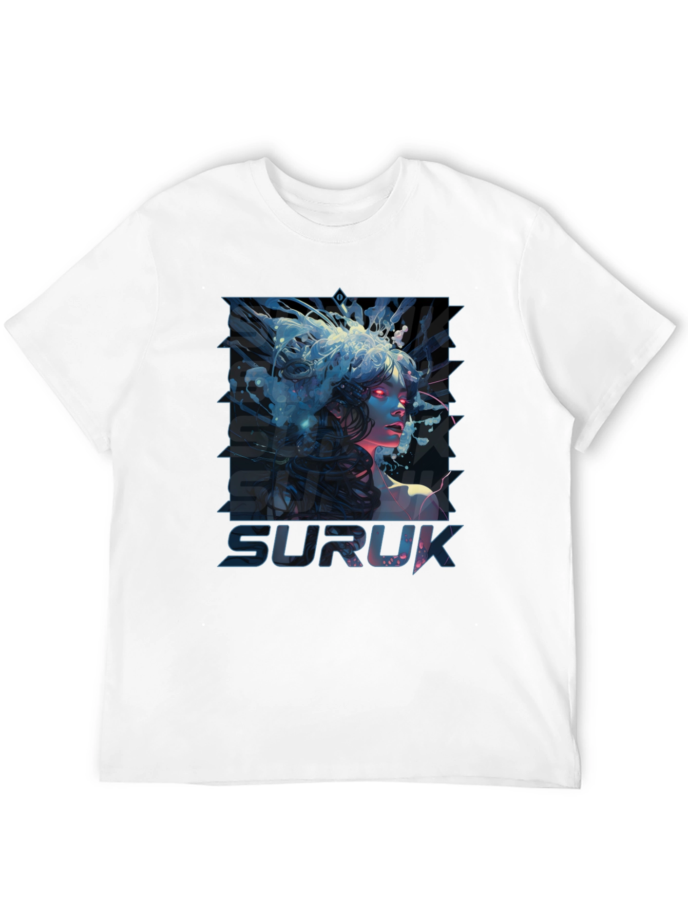 Suruk Graphic Print Black T-Shirt