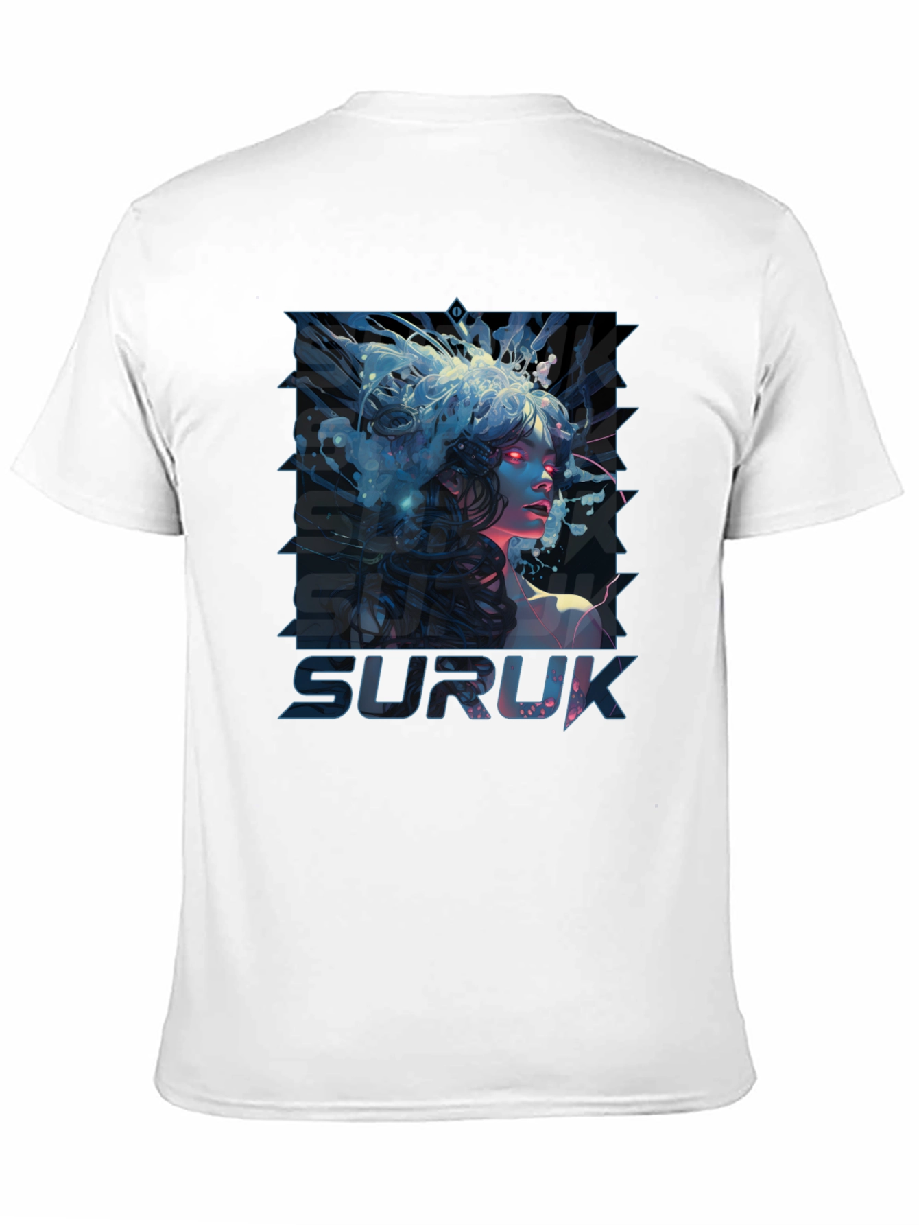 Suruk Graphic Print Black T-Shirt