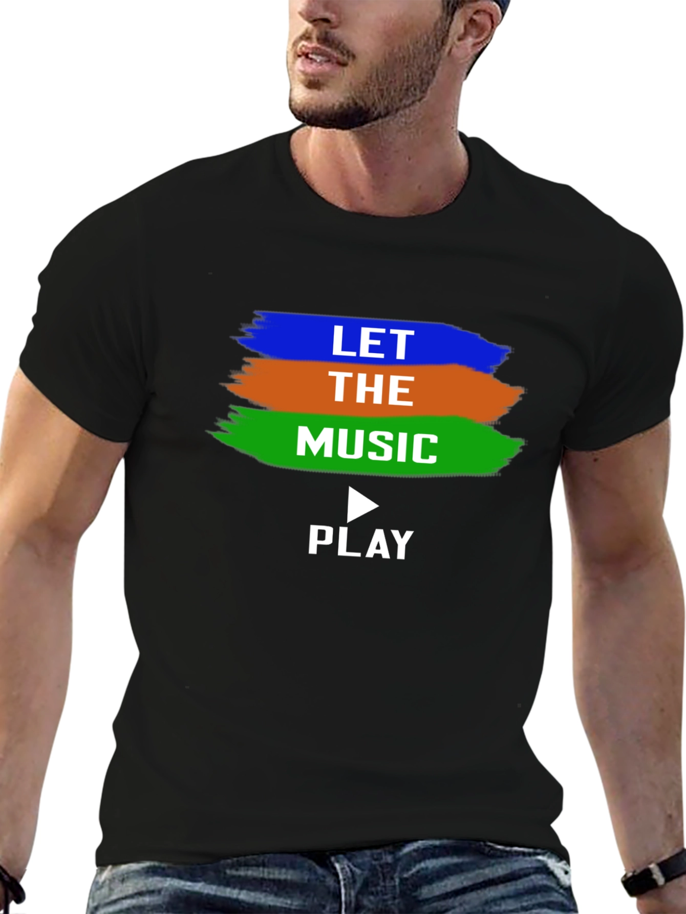Let The Music Play - Graphic T-Shirt