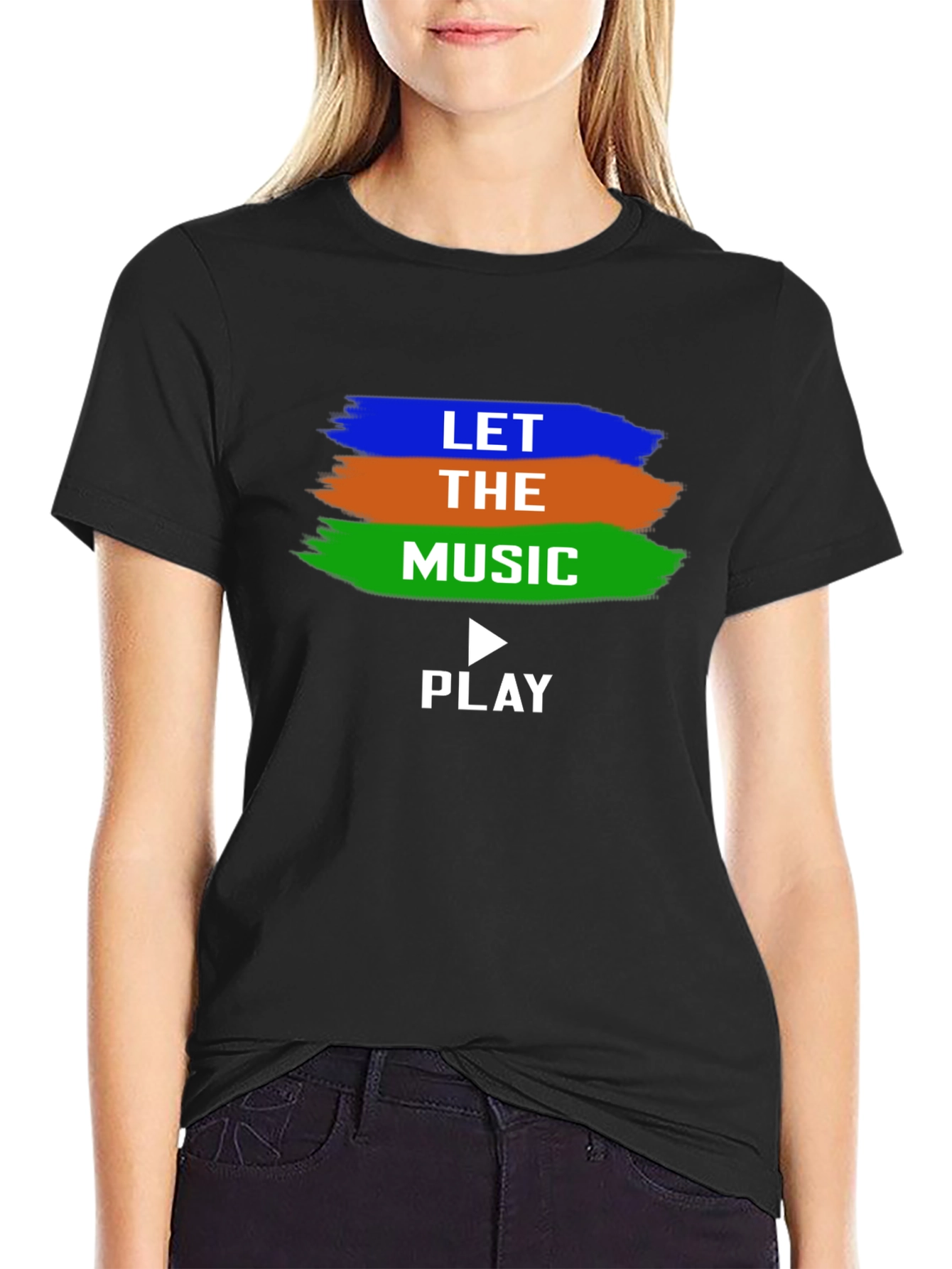Let The Music Play - Graphic T-Shirt