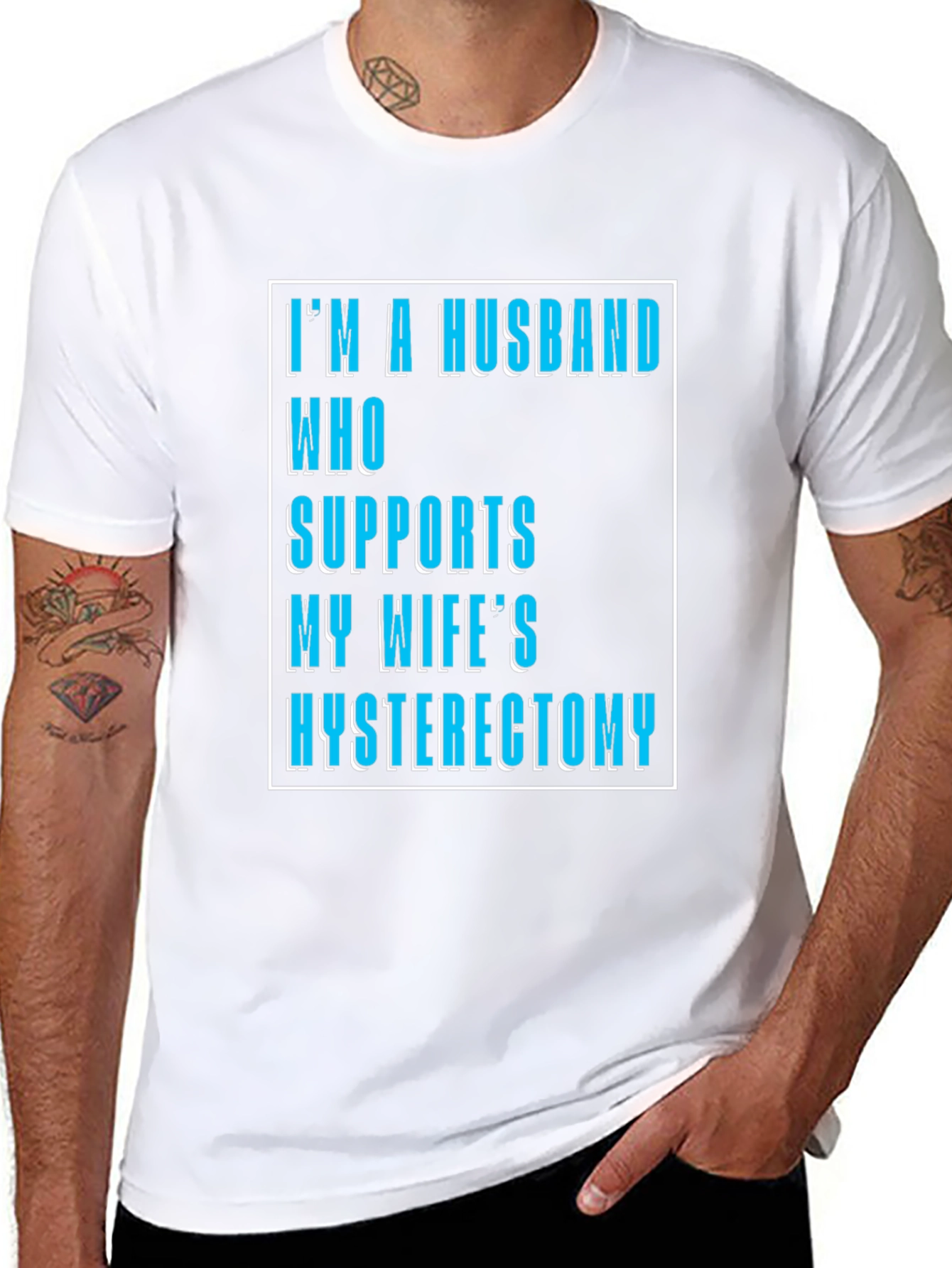 Supportive Husband Hysterectomy T-Shirt